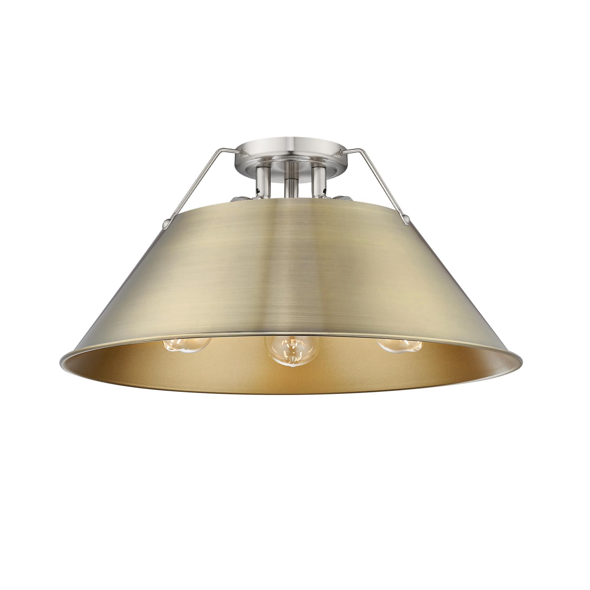 Orwell 19 Inch Semi Flush Mount by Golden Lighting