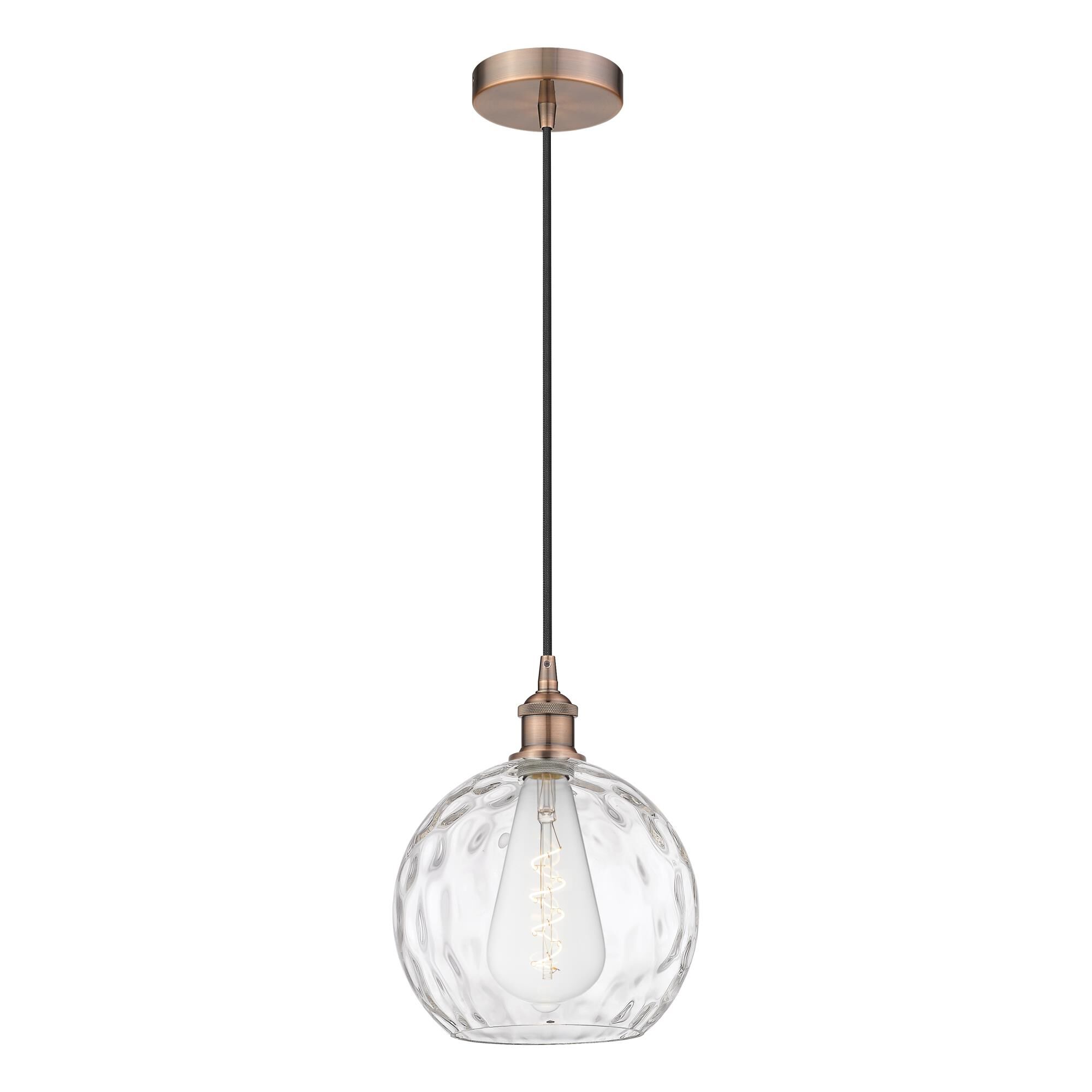 Shown in Antique Copper finish and Clear Athens Water  10