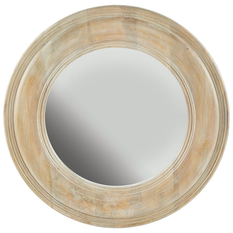 Decorative Round Wooden Wall Mirror Decorative Mirrors by Capital Lighting Fixture Company