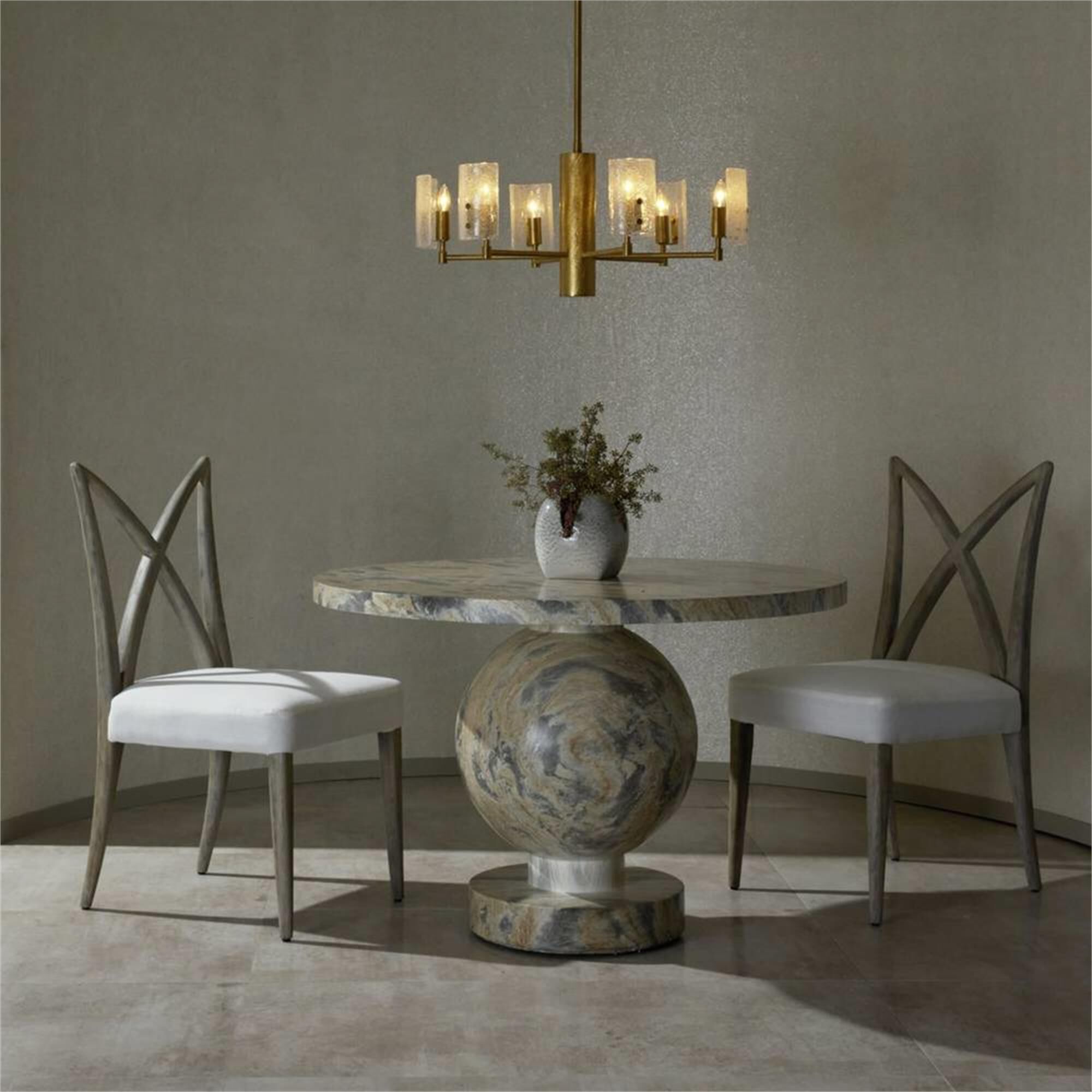 Shown in Sahara Faux Marble finish