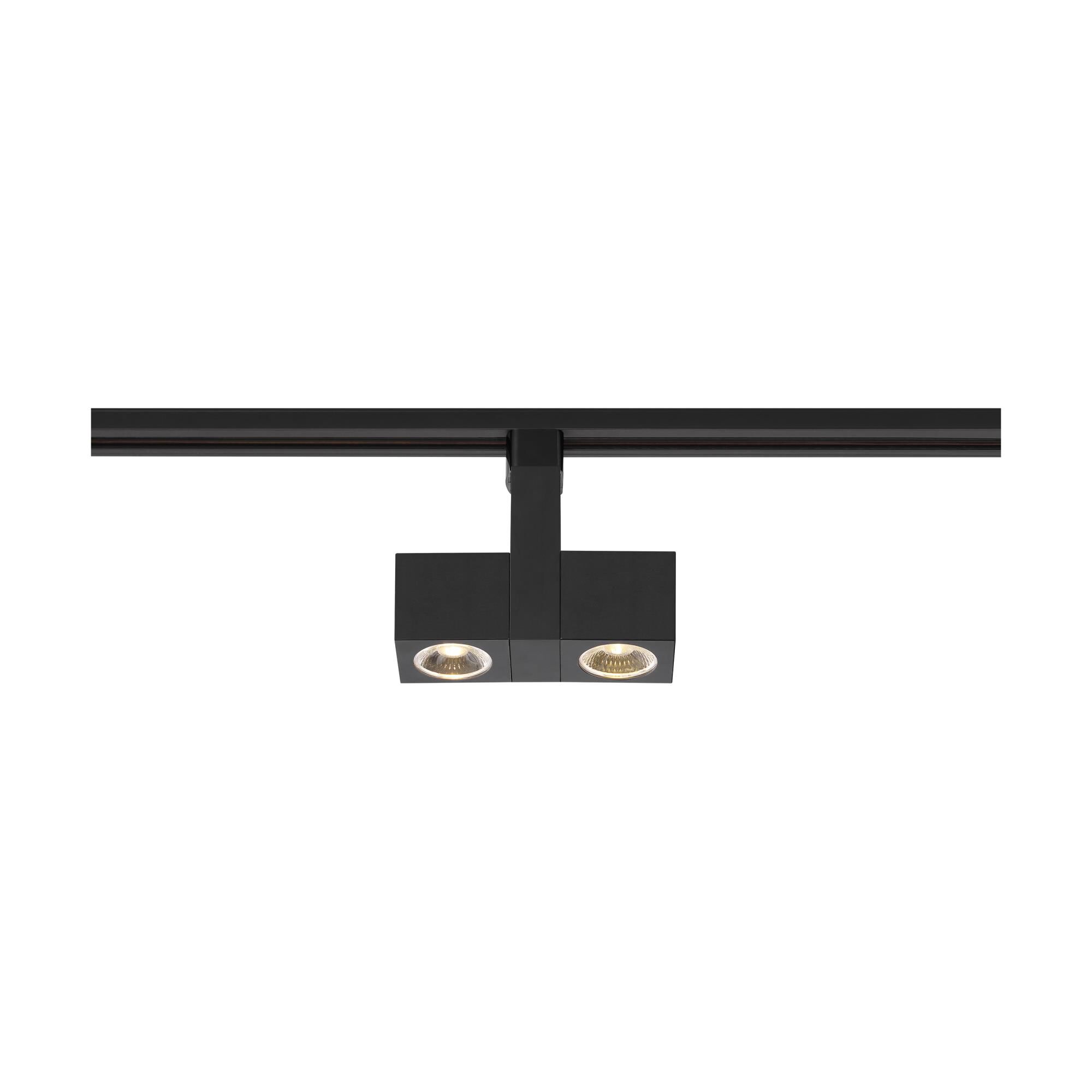 Dual Square 6 Inch Track Lighting Kit by Nuvo Lighting
