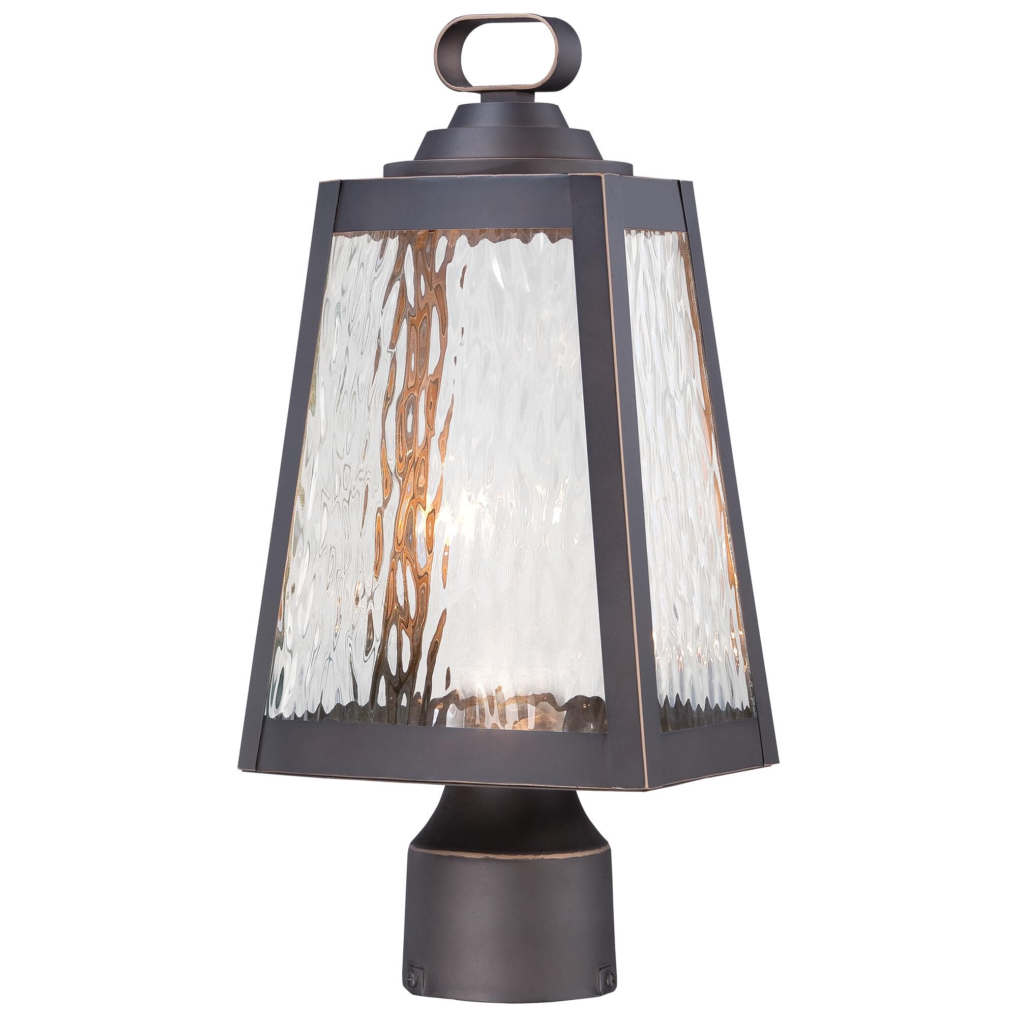 Shown in Oil Rubbed Bronze W/ Gold Highlights finish and Clear Water glass