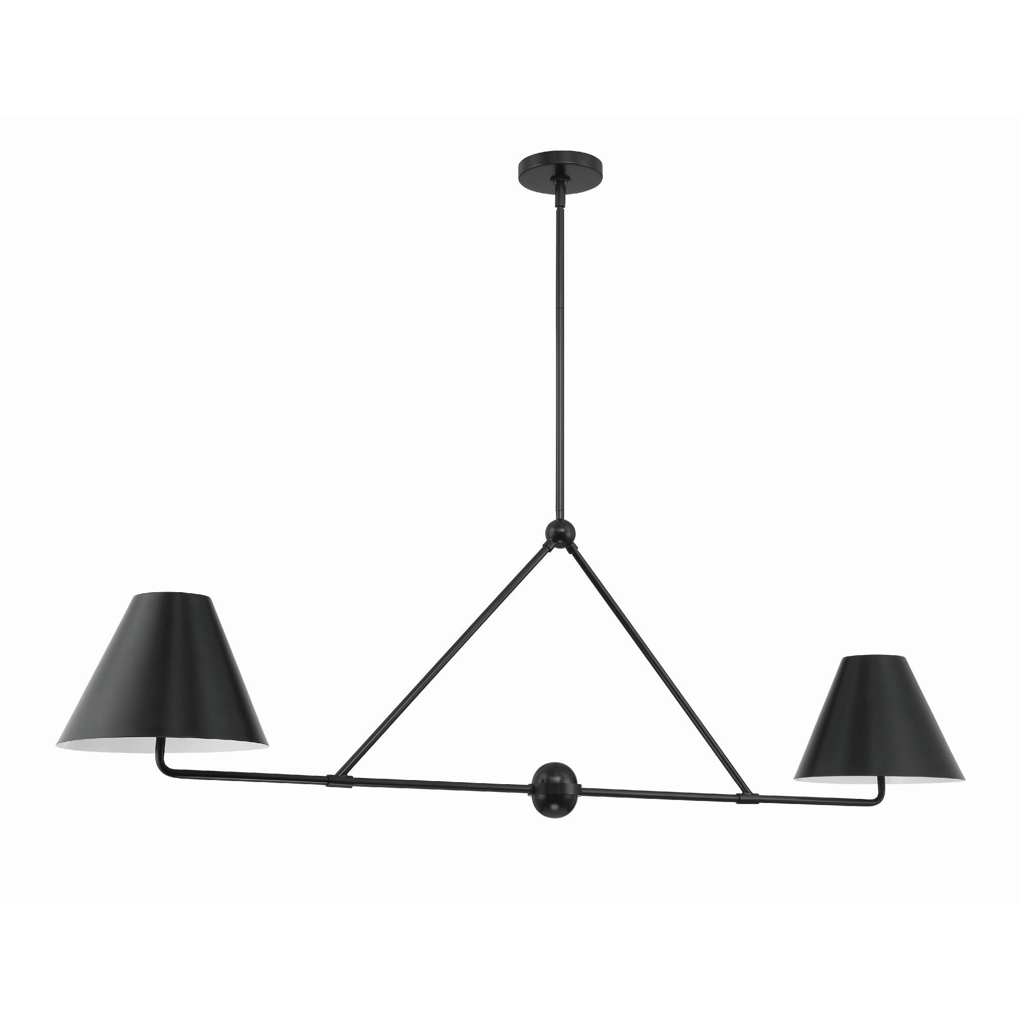 Xavier 54 Inch 4 Light Linear Suspension Light by Crystorama