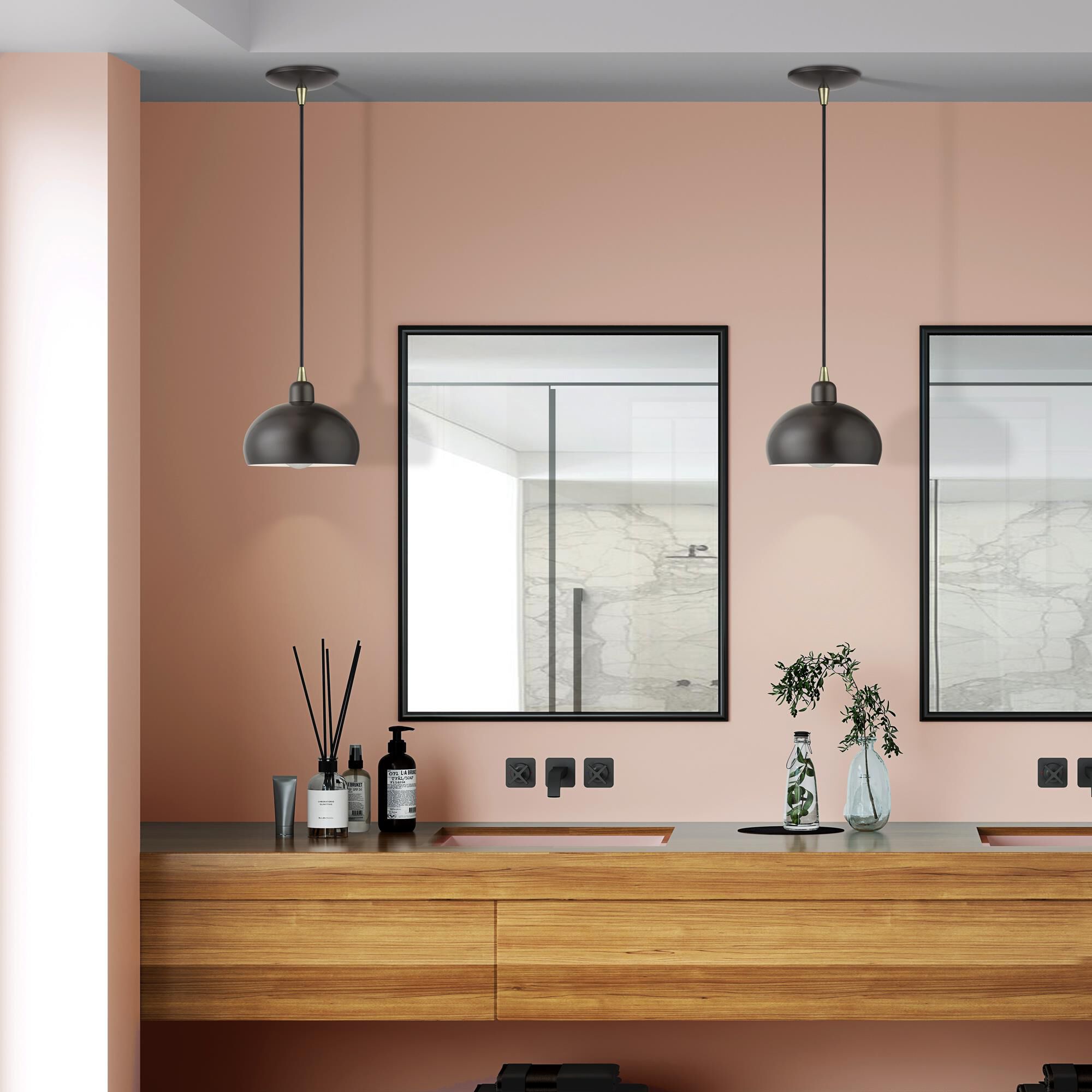 Domma 8 Inch Mini Pendant by Livex Lighting