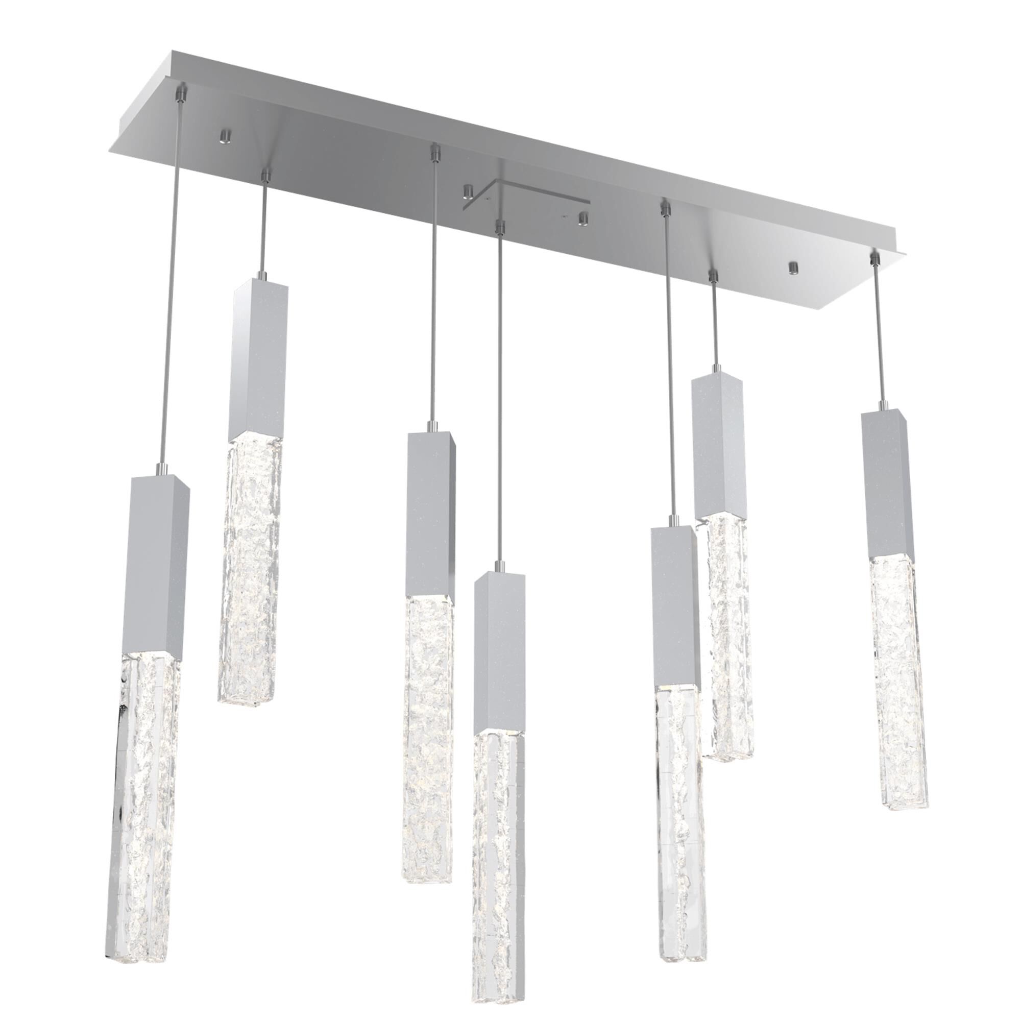 Shown in Classic Silver finish and Geo Inner And Clear Outer glass