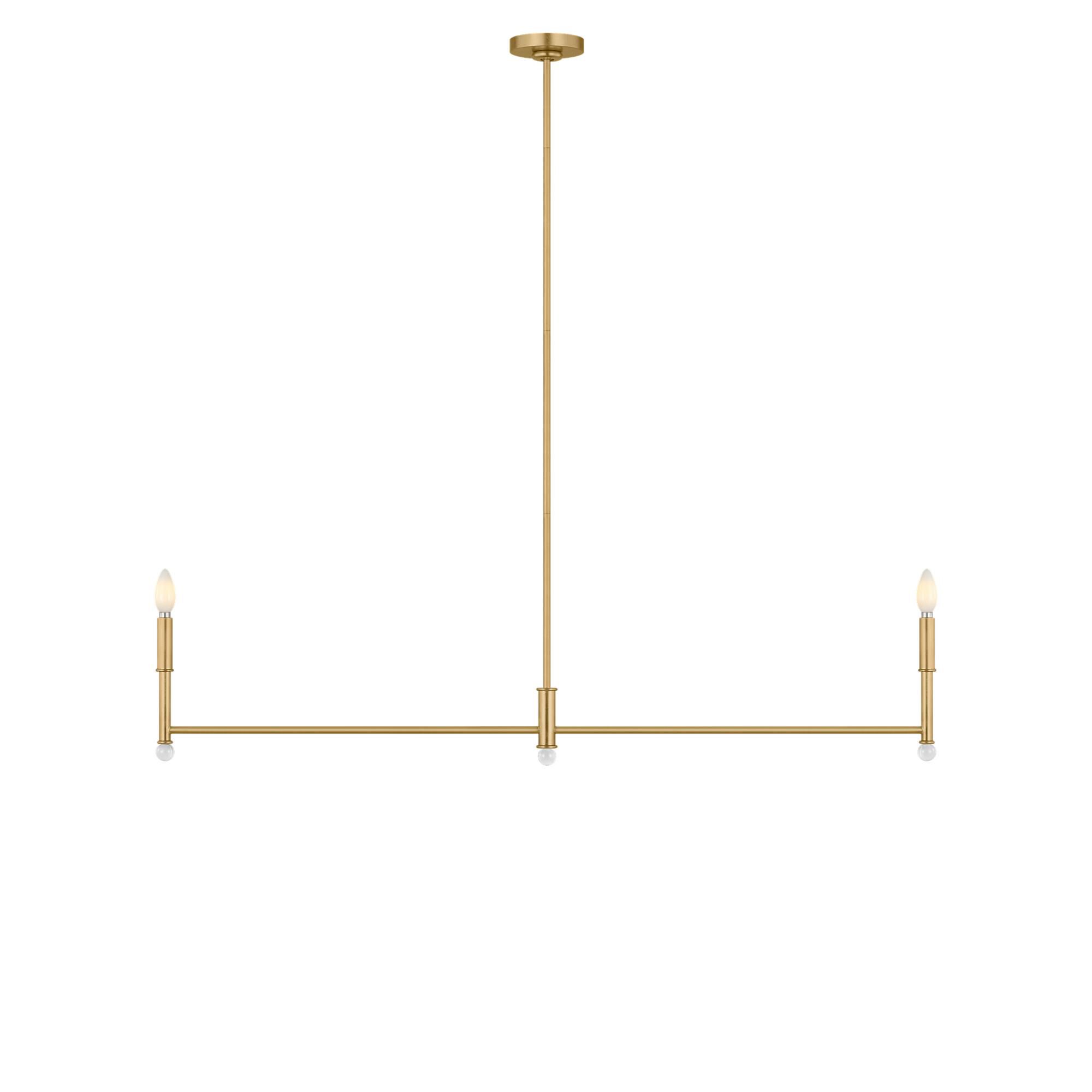 Alexa Hampton Greard 56 Inch Linear Suspension Light by Visual Comfort Studio Collection