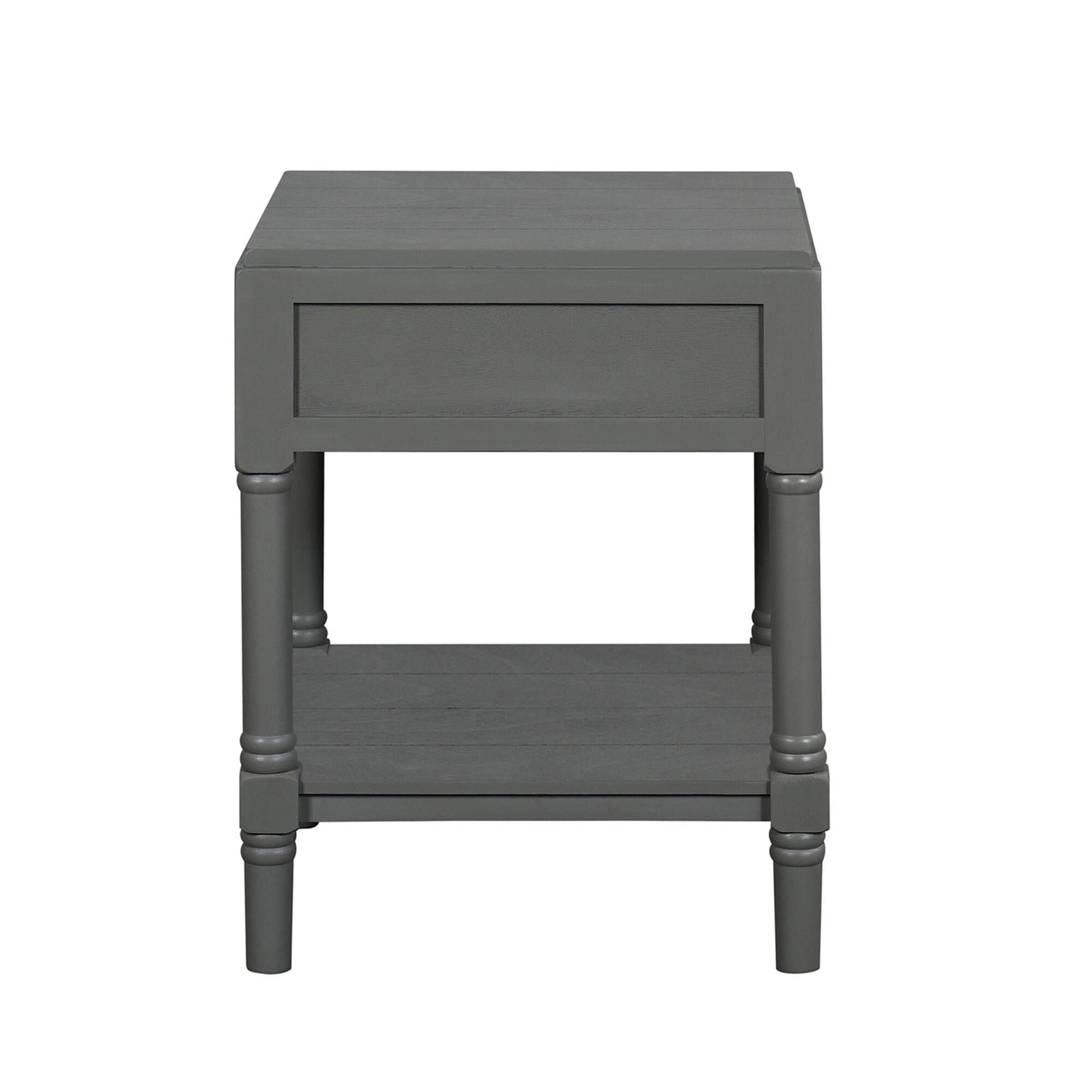 Shown in Carbon Gray, Antique Gold finish
