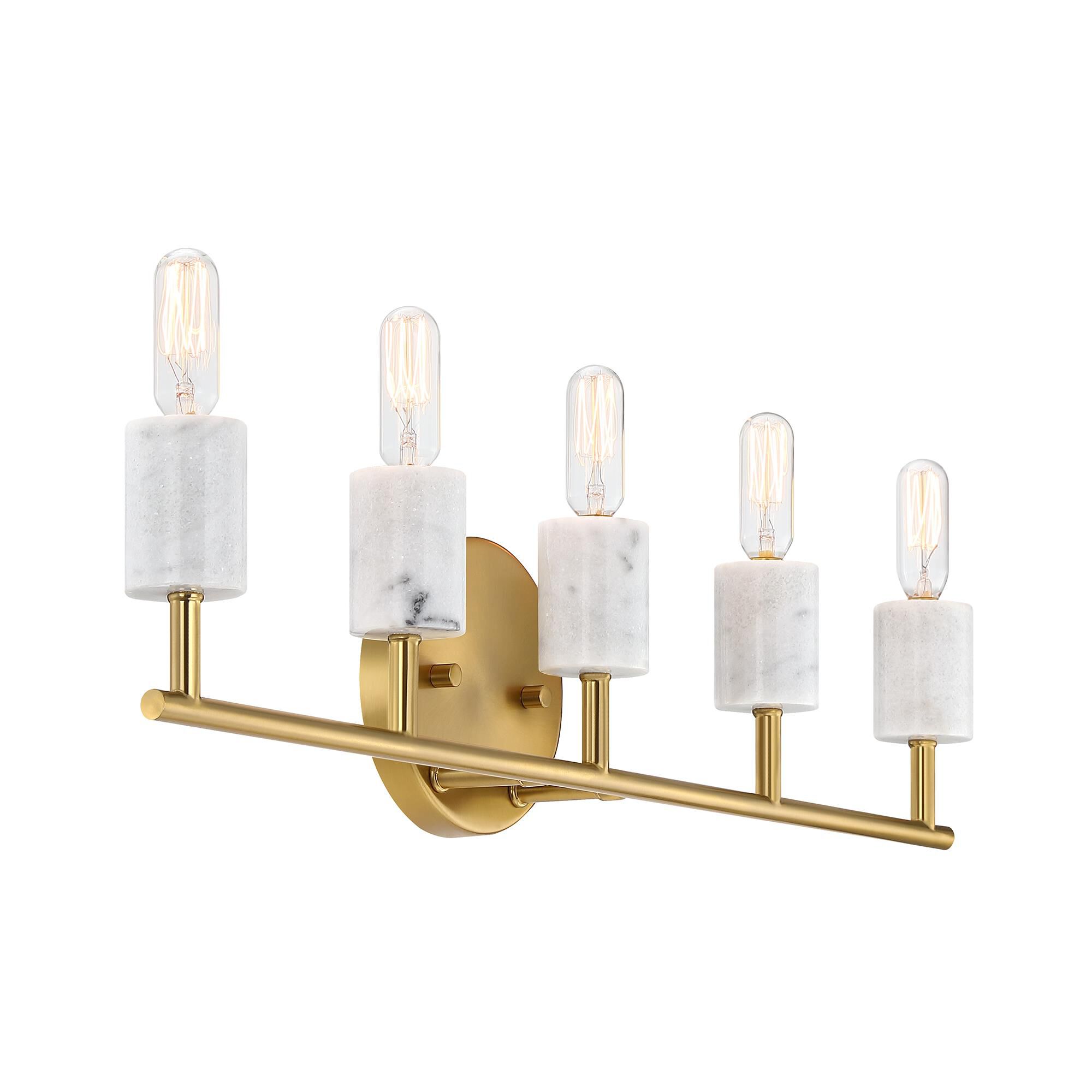 Shown in Brushed Gold finish