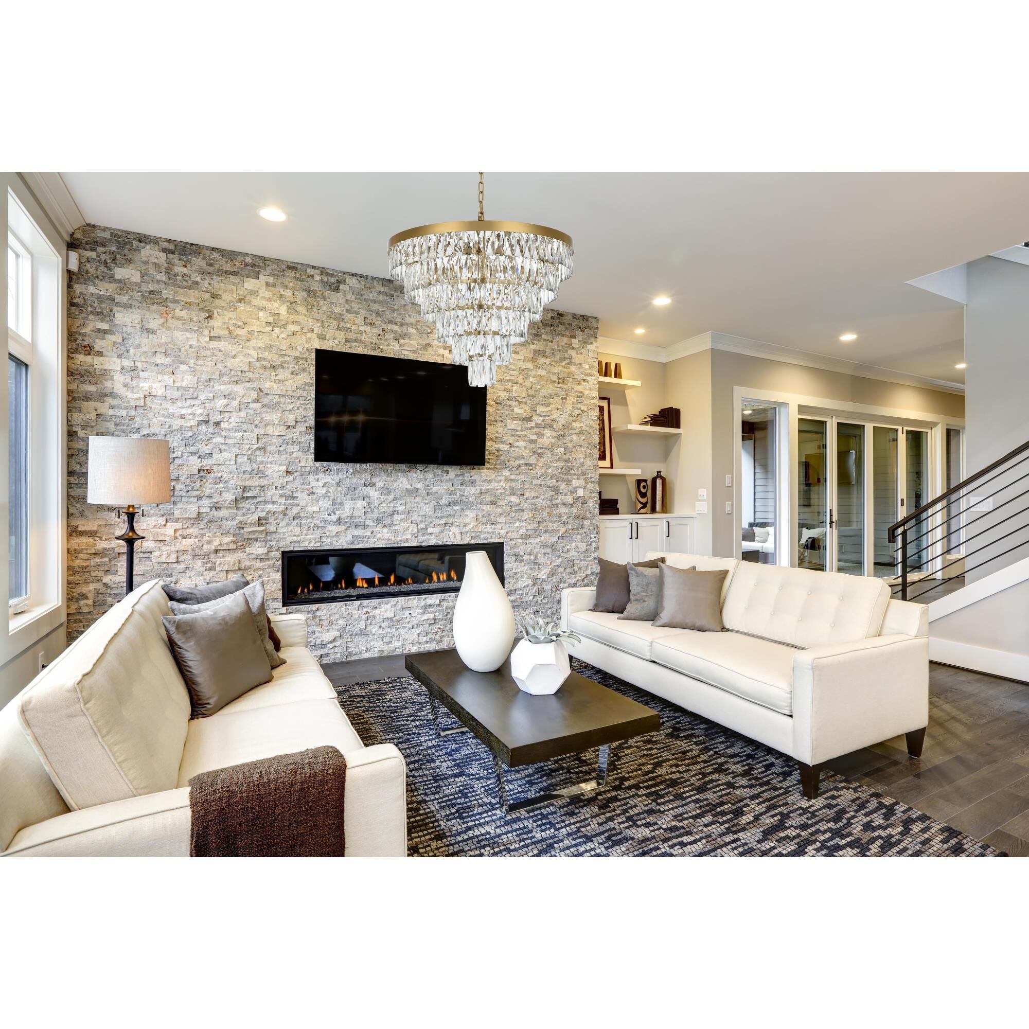 Josephine 28 Inch Chandelier by Elegant Lighting