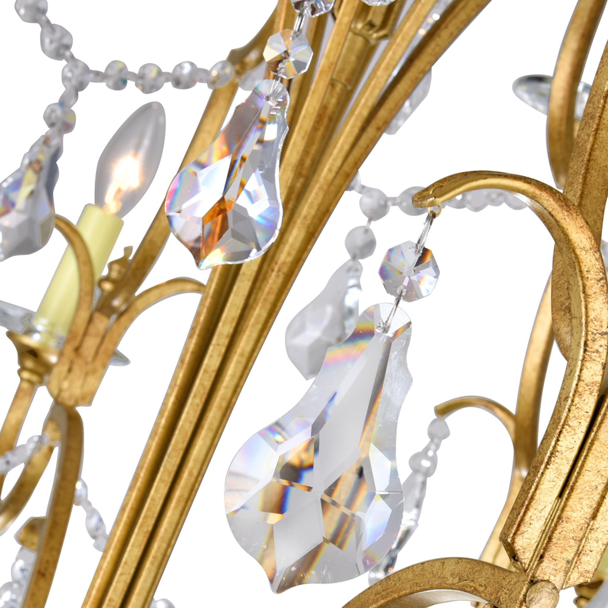 Electra 37 Inch 12 Light Chandelier by CWI Lighting