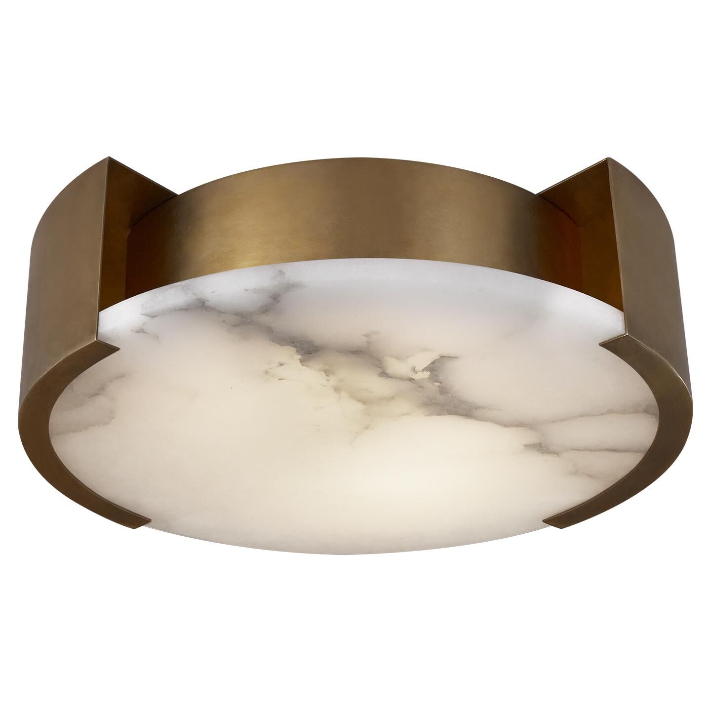 Kelly Wearstler Melange 14 Inch 2 Light Flush Mount by Visual Comfort Signature Collection