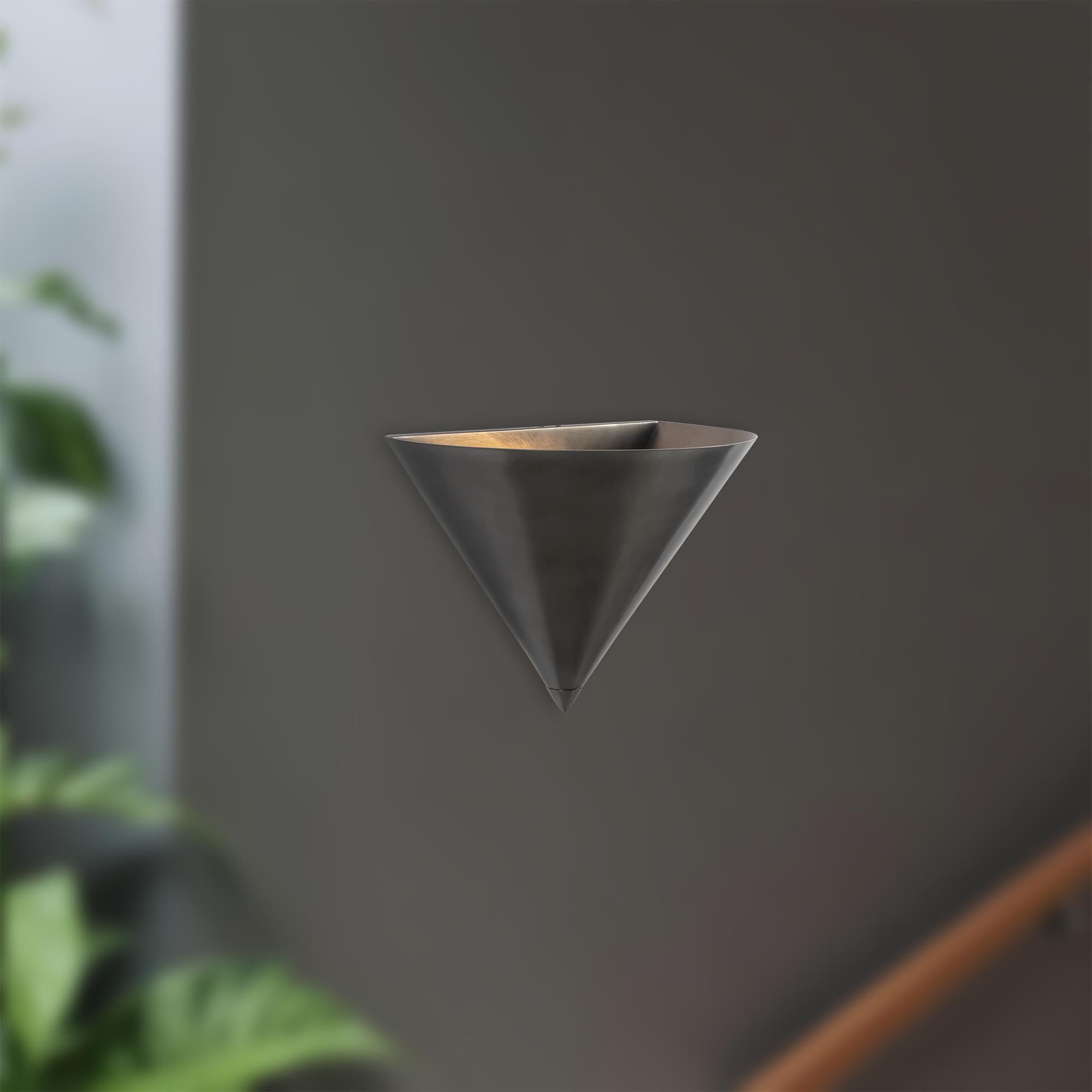 Shown in Aged Steel finish