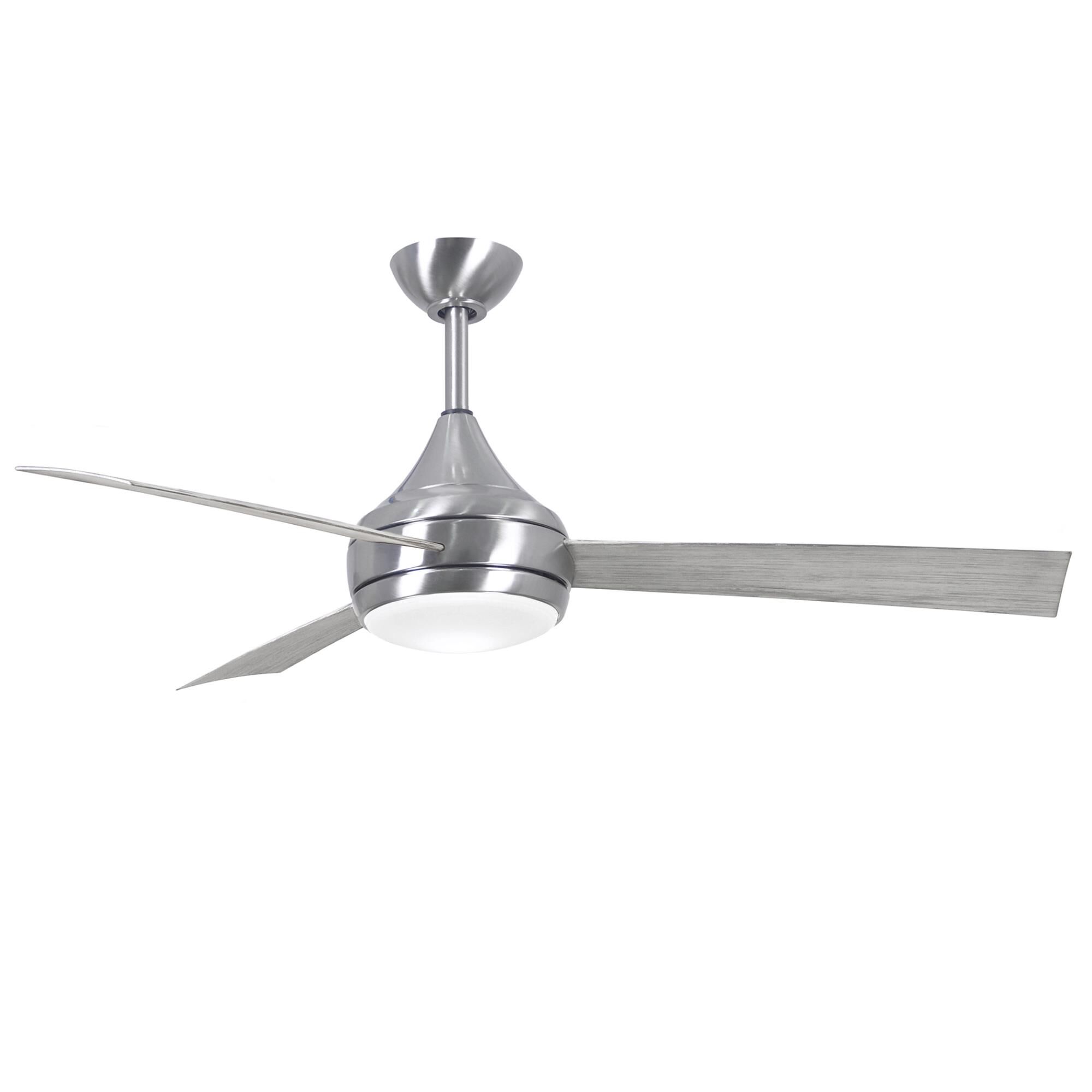 Donaire Outdoor Coastal Wet Rated 52 Inch Ceiling Fan with Light Kit by Matthews Fan Company