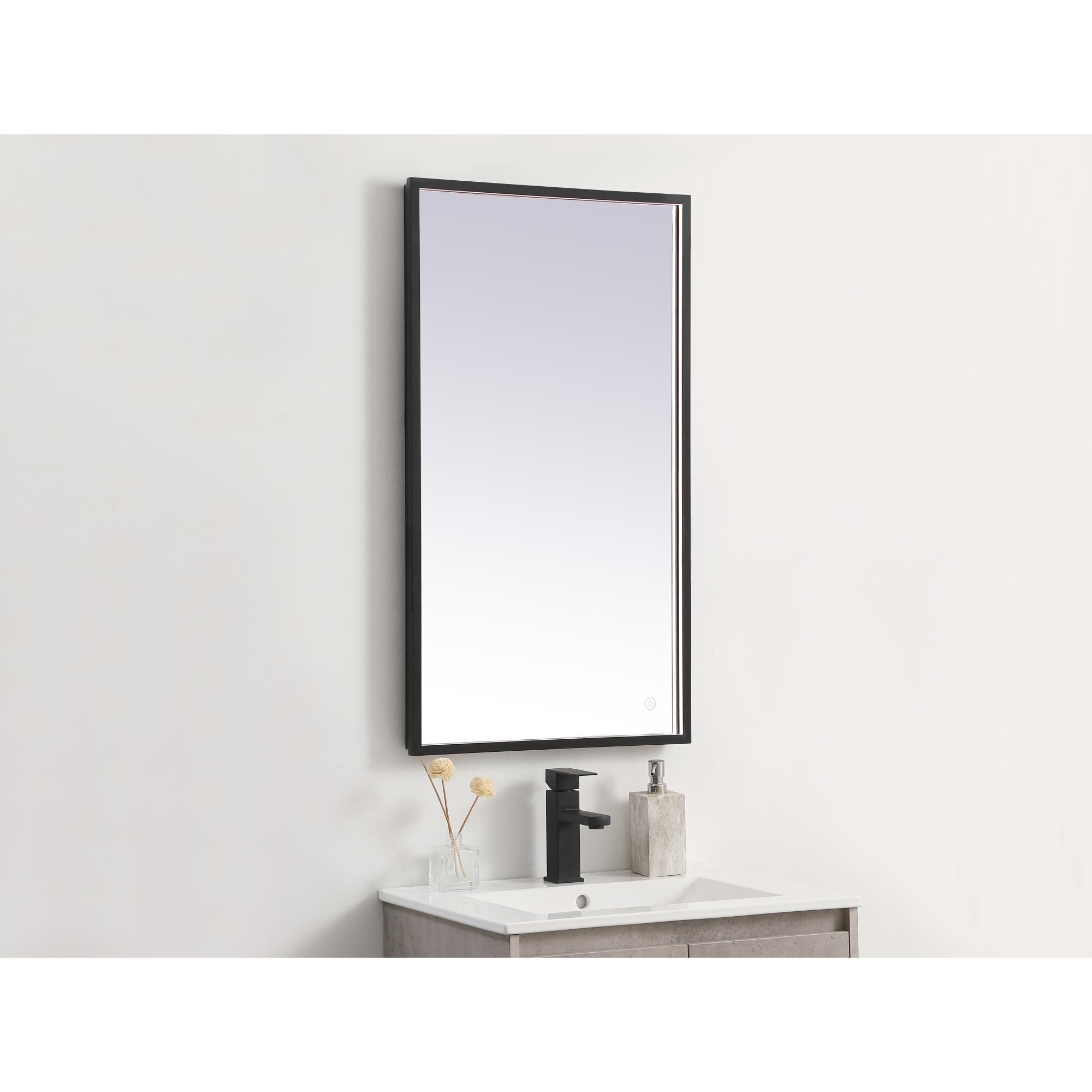 Pier LED Lighted Mirror by Elegant Decor