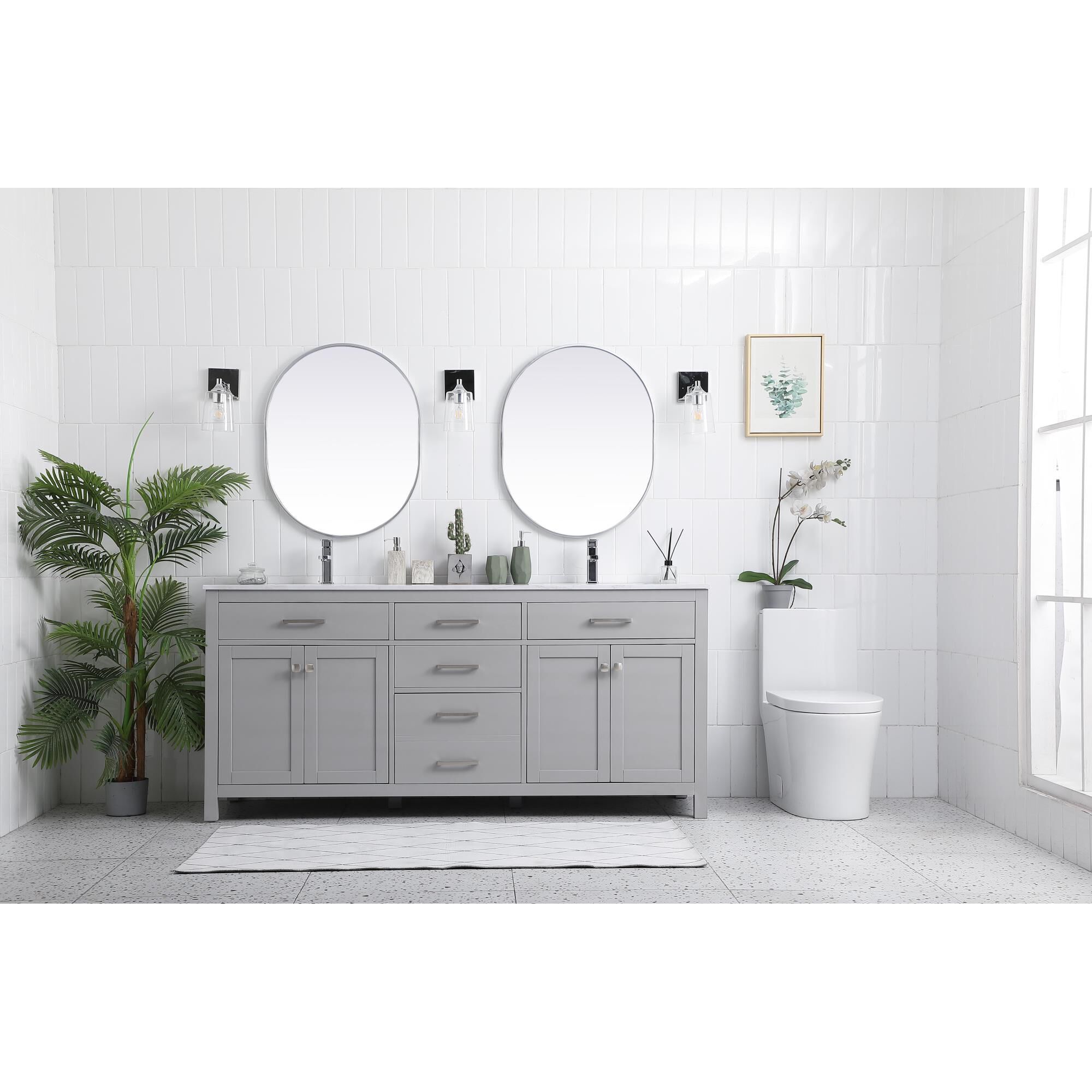 Lewis 72 Inch Bath Vanity by Elegant Decor