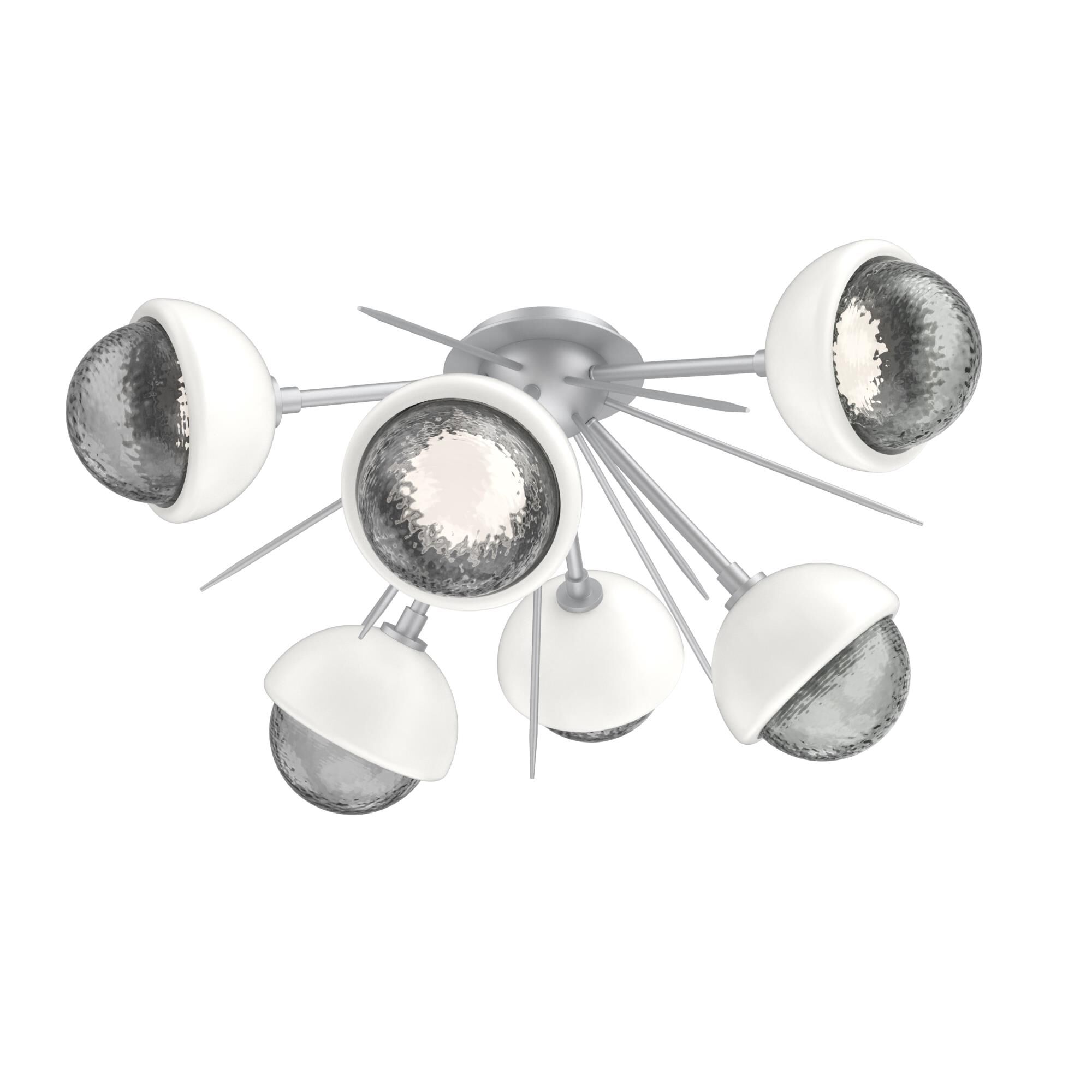 Levi Wilson Cabochon 28 Inch Semi Flush Mount by Hammerton Studio