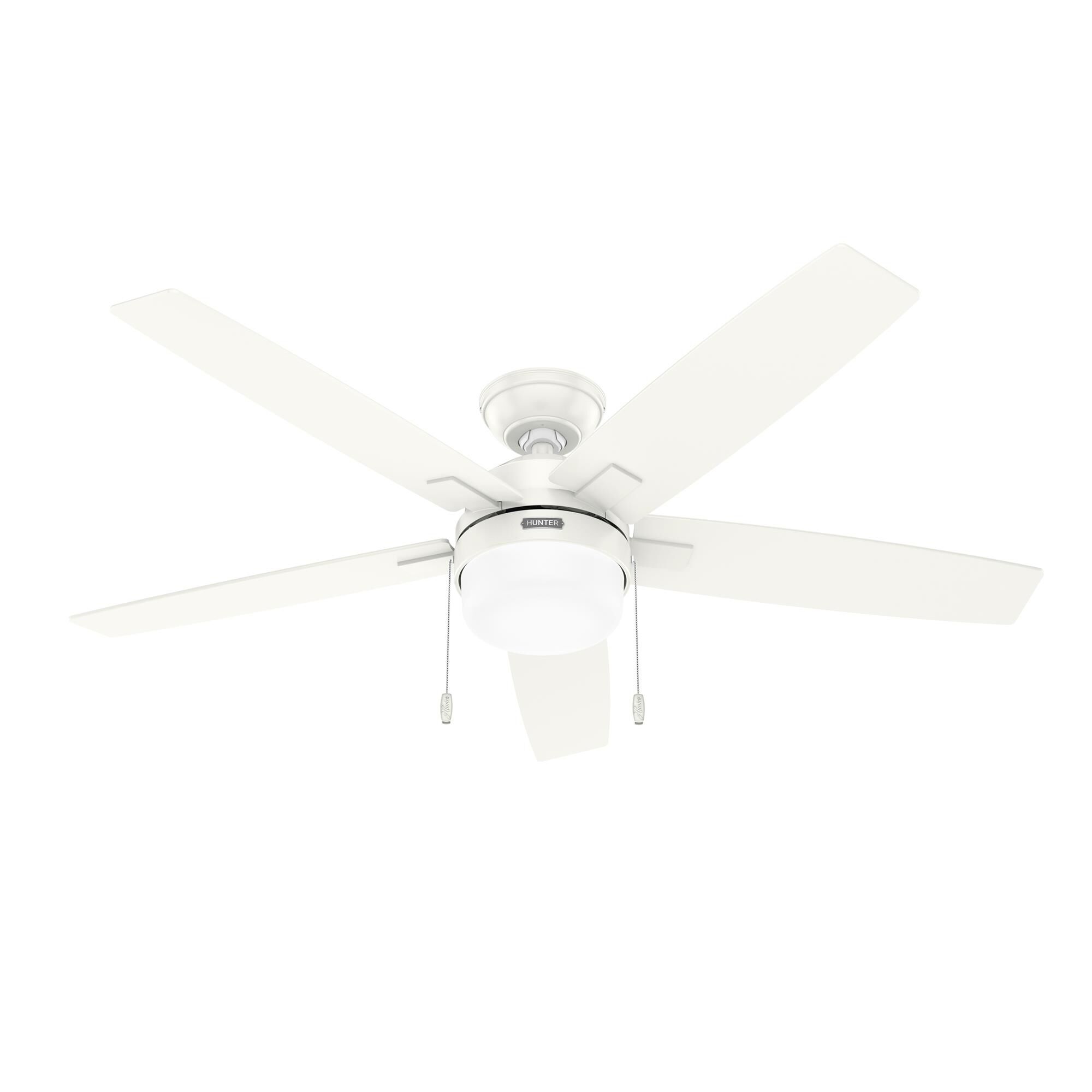 Shown in Fresh White finish and White Lens glass