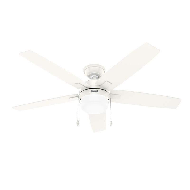 Anisten 52 Inch Ceiling Fan with Light Kit by Hunter Fan