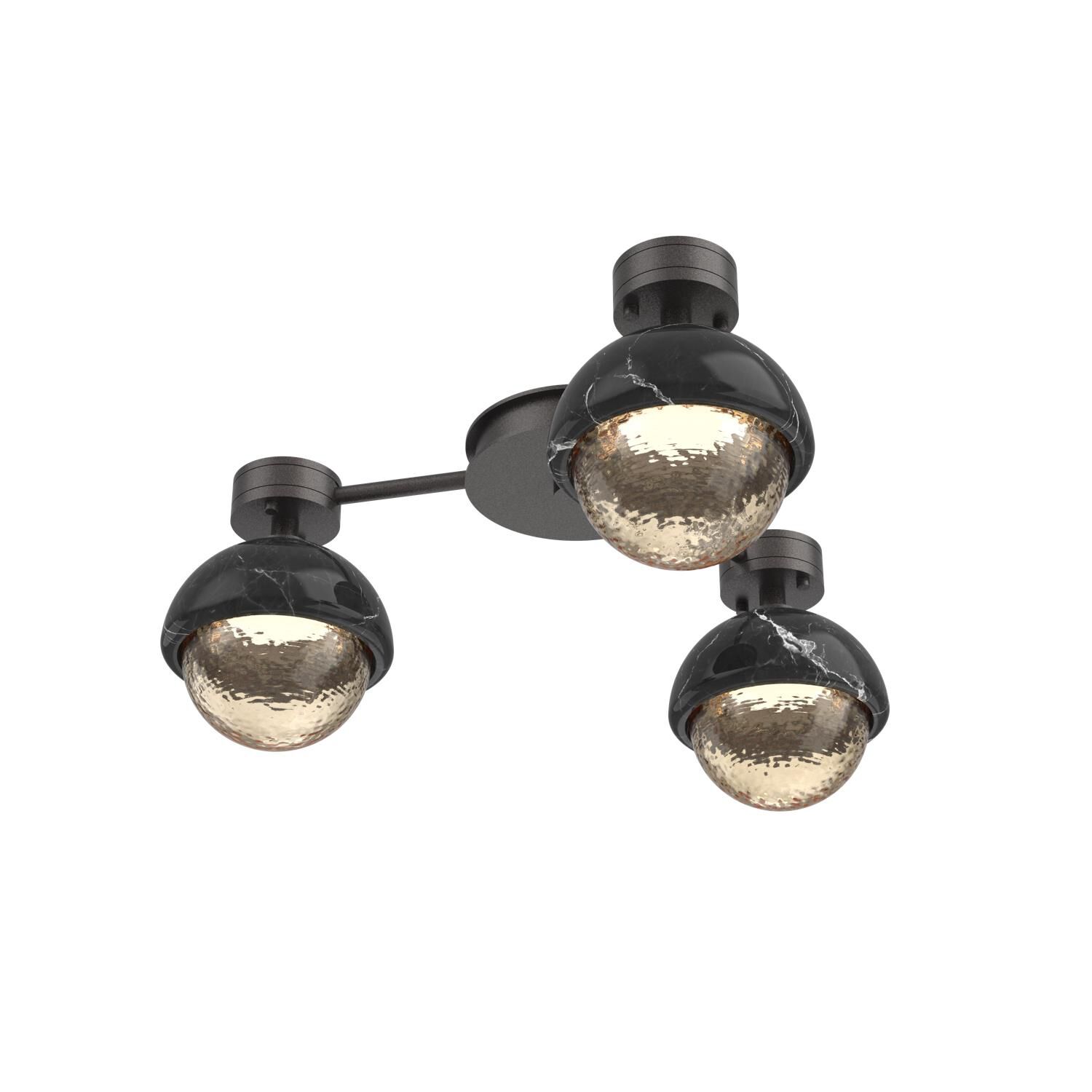 Levi Wilson Cabochon 23 Inch Flush Mount by Hammerton Studio