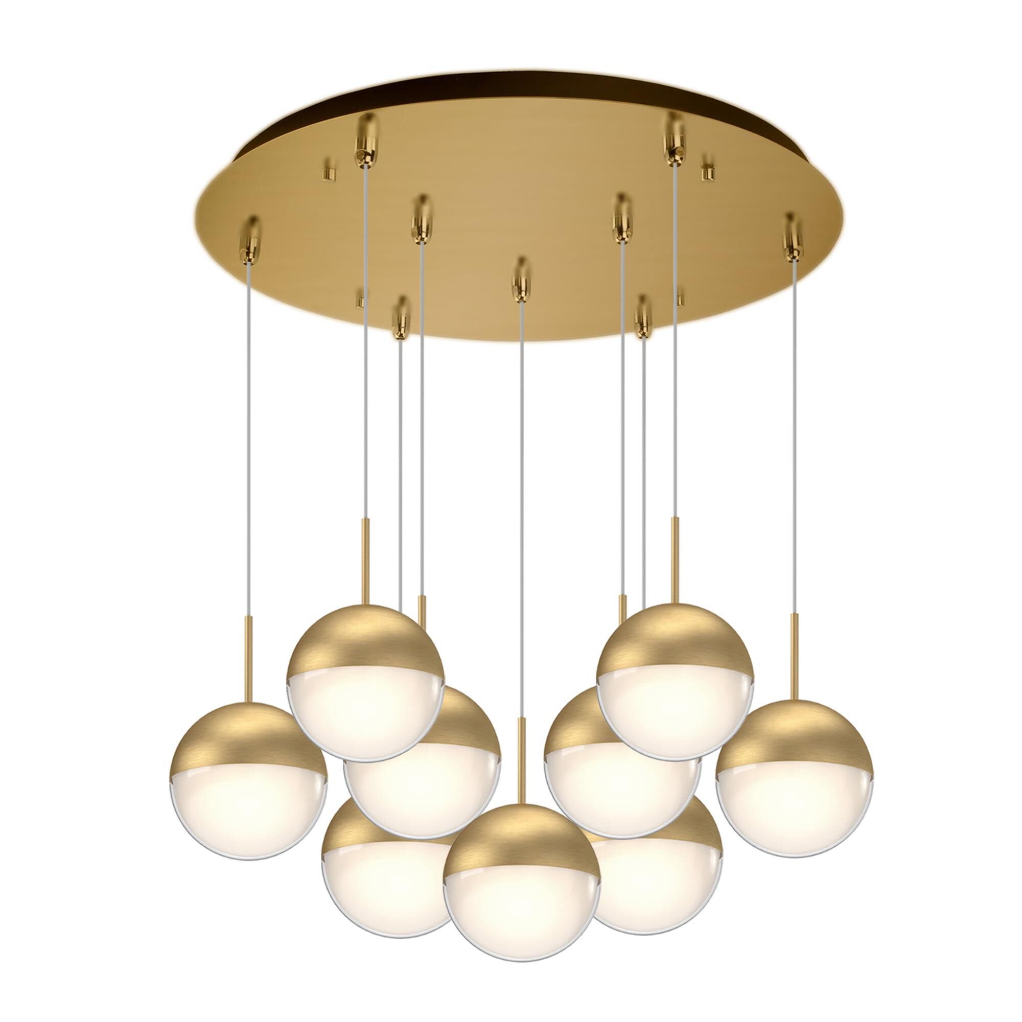 Shown in Brushed Gold finish
