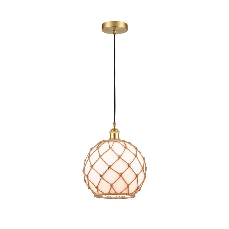 Bruno Marashlian Farmhouse Rope 10 Inch Mini Pendant by Innovations Lighting