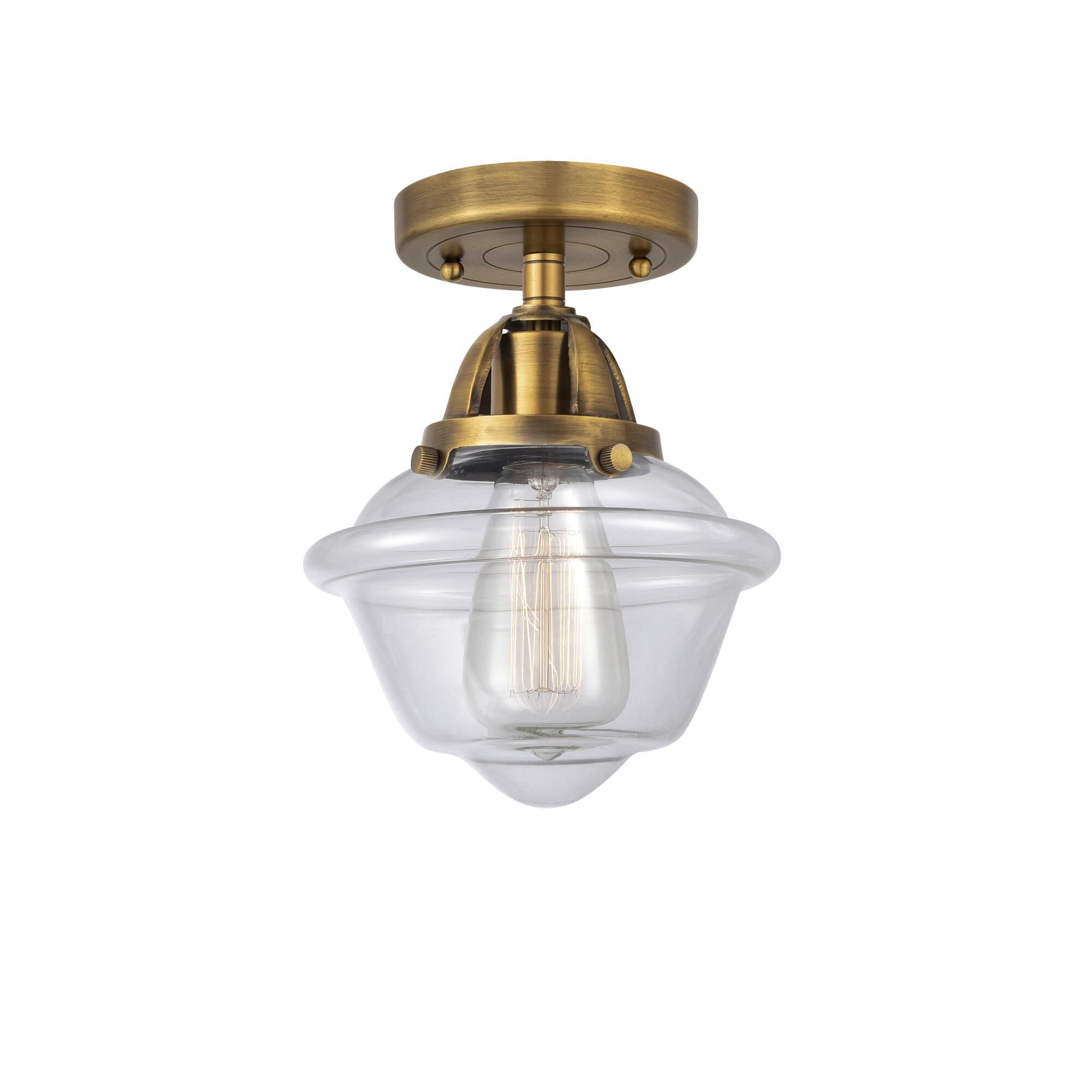 Bruno Marashlian Oxford 7 Inch 1 Light Semi Flush Mount by Innovations Lighting