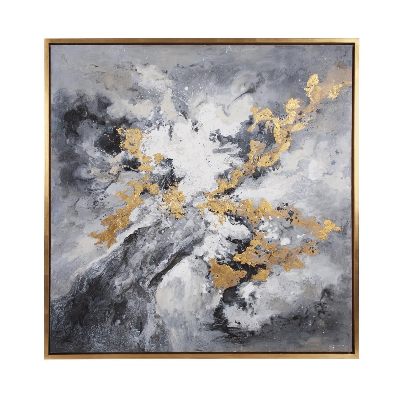 Golden Clouds Wall Art Painting by Howard Elliott Collection