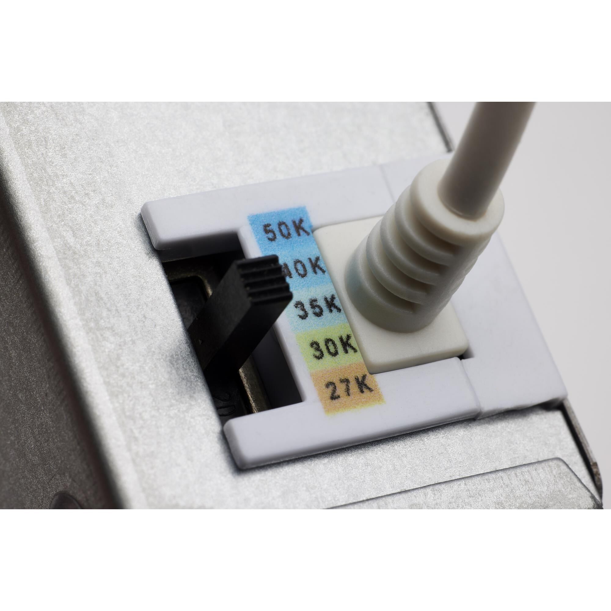 Shown in White finish