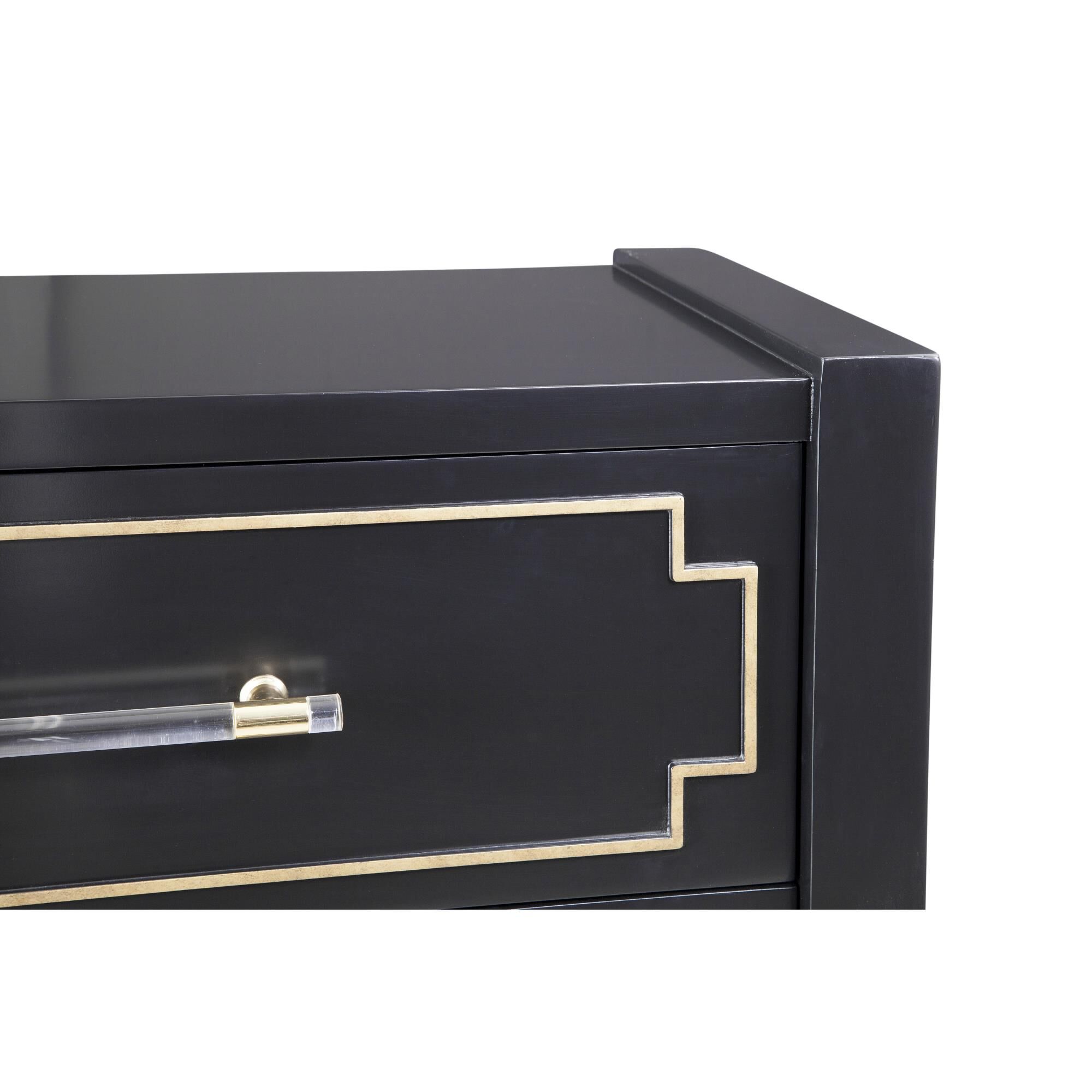 Shown in Black and Gold finish