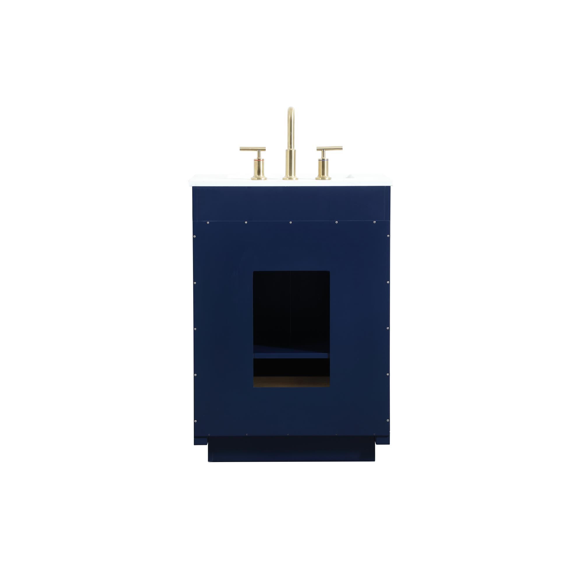 Shown in Blue finish