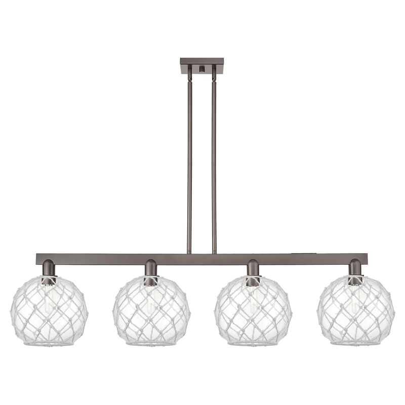 Bruno Marashlian Farmhouse Rope 53 Inch Linear Suspension Light by Innovations Lighting