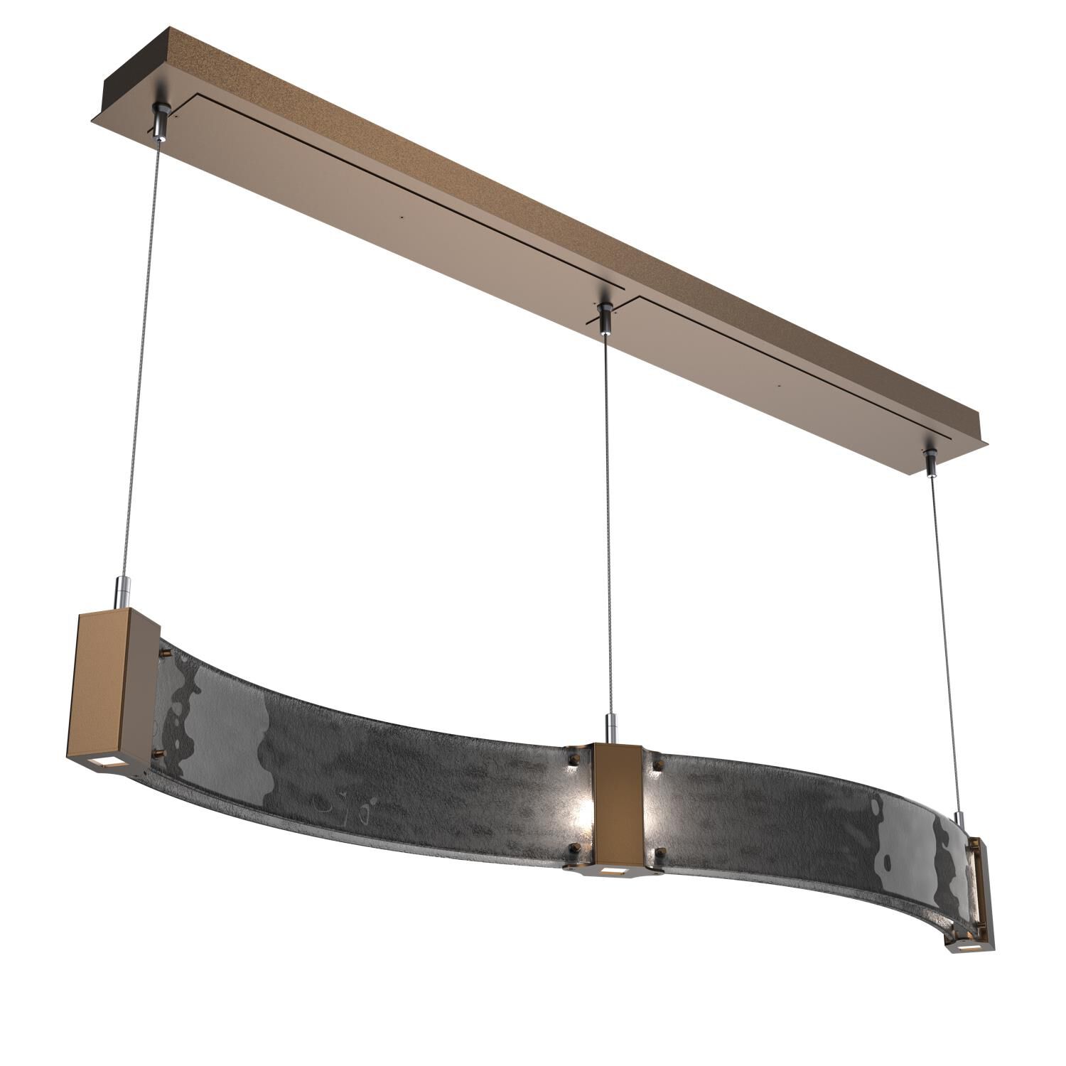 Parallel 48 Inch 7 Light LED Linear Suspension Light by Hammerton Studio