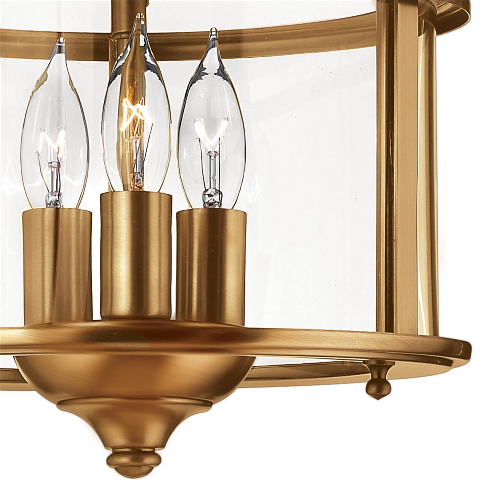 Gentry 12 Inch 3 Light Flush Mount,