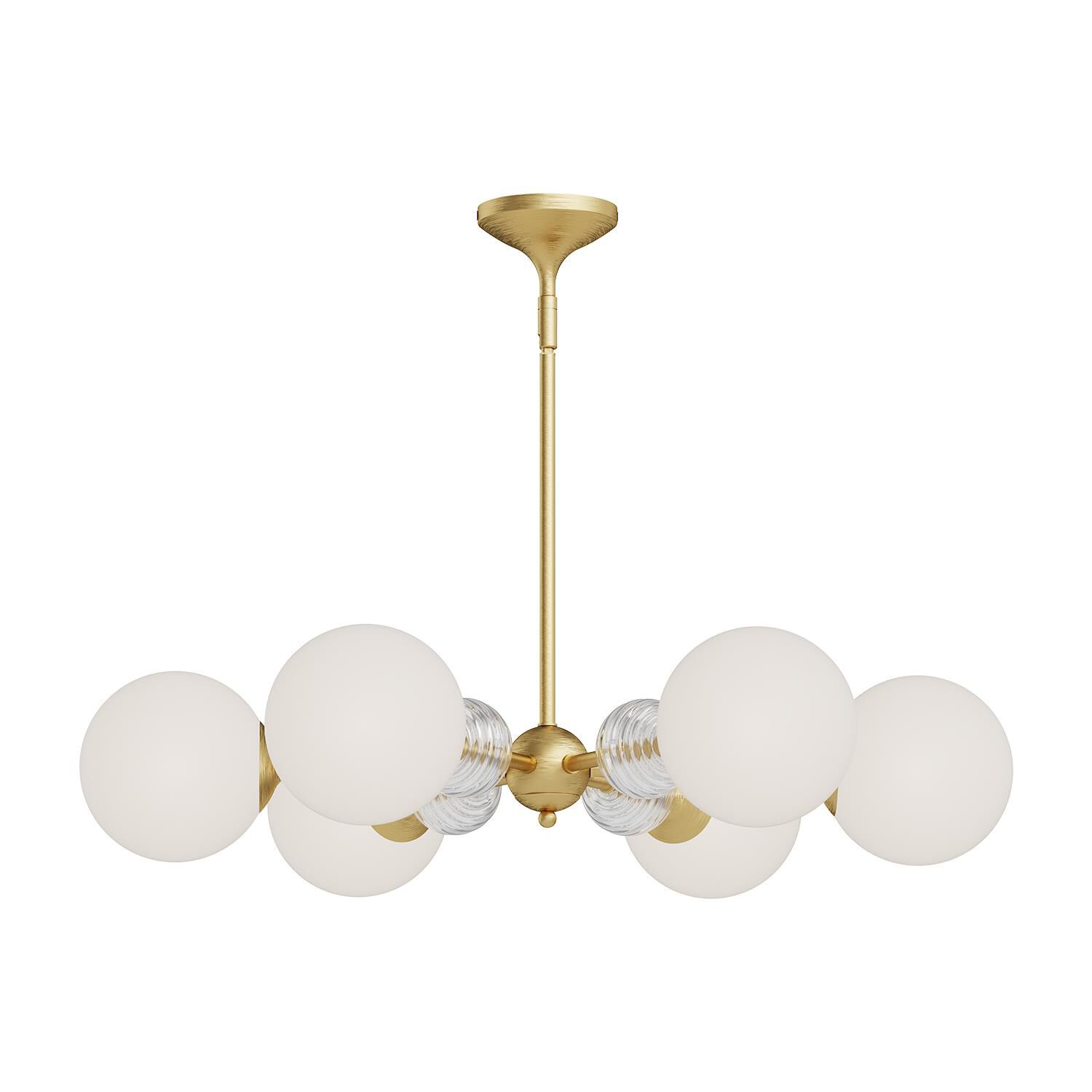 Celia 30 Inch 6 Light Chandelier by Alora Mood