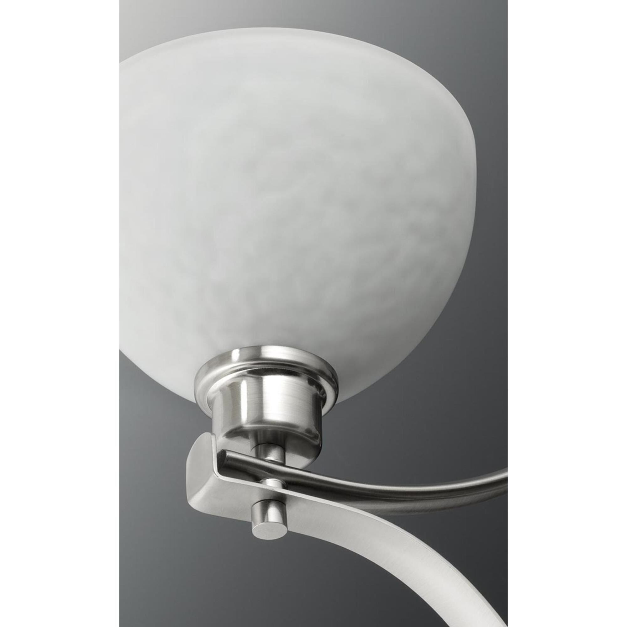 Shown with Etched Outside and Painted White Inside glass