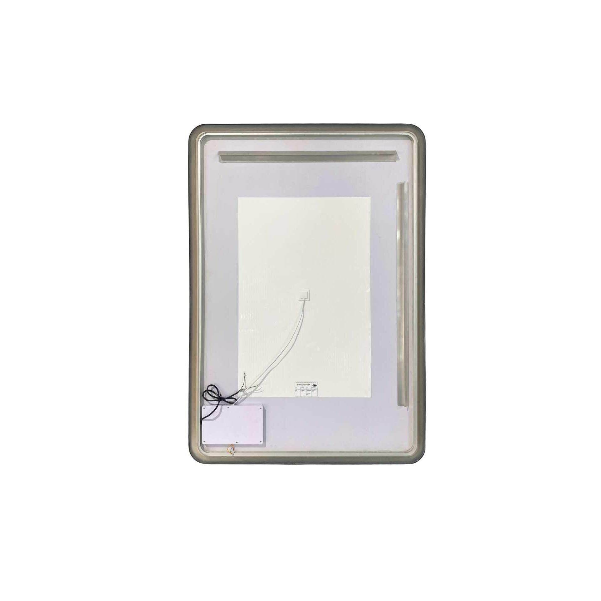 Harmoni 60 Inch Round LED Lighted Mirror by Elegant Decor