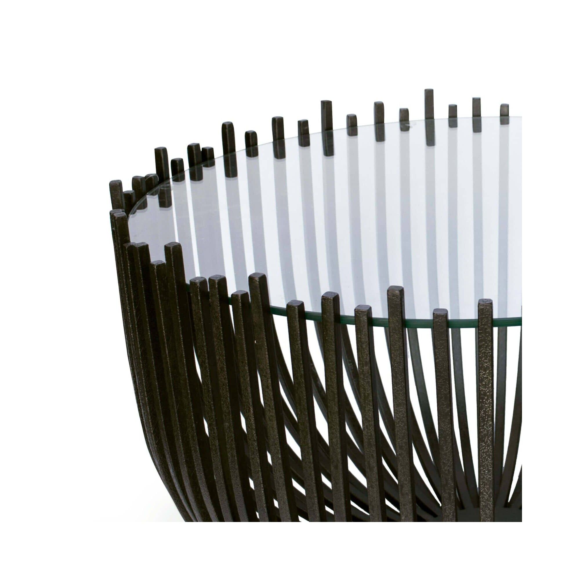 Shown in Blackened Iron finish