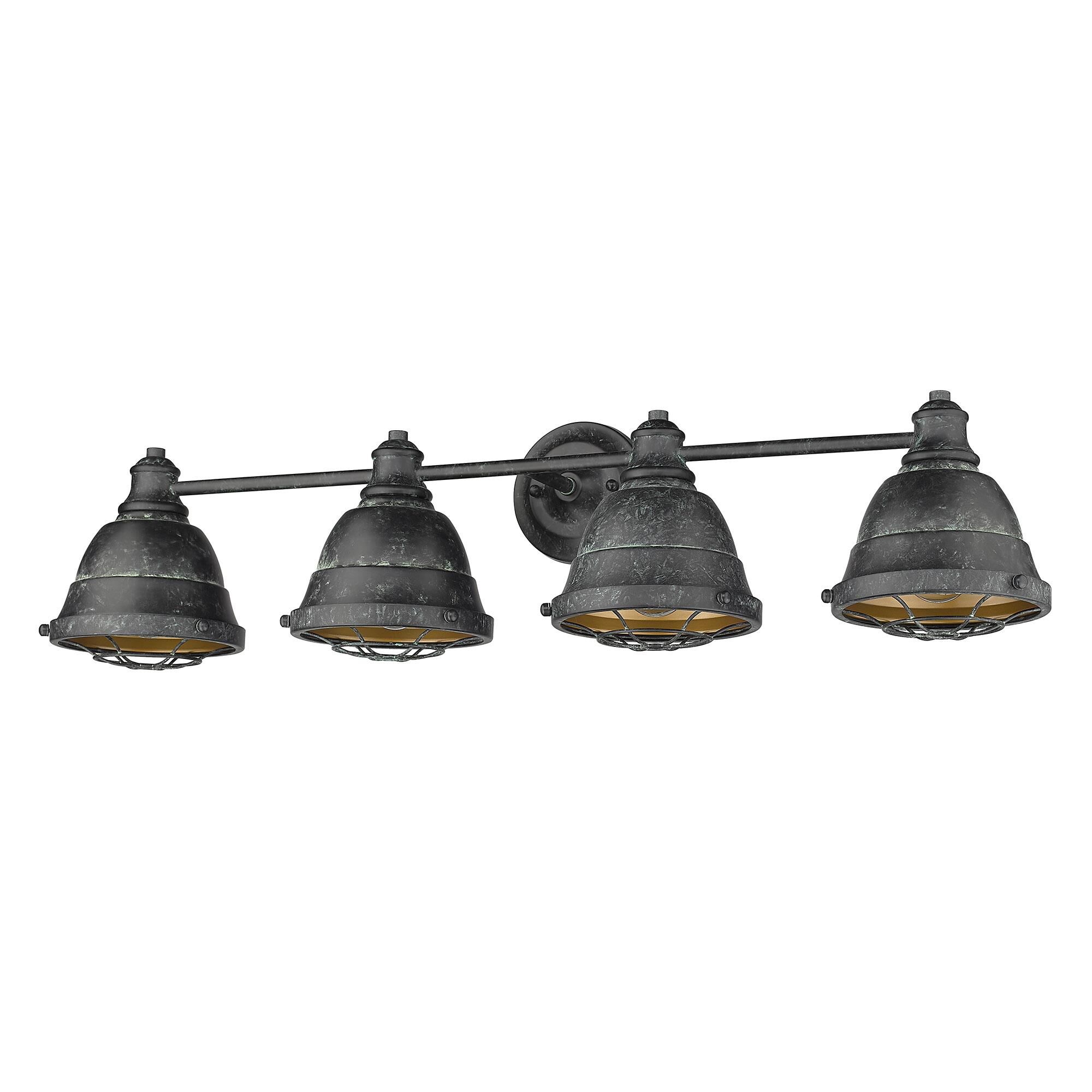 Bartlett 34 Inch 4 Light Bath Vanity Light by Golden Lighting