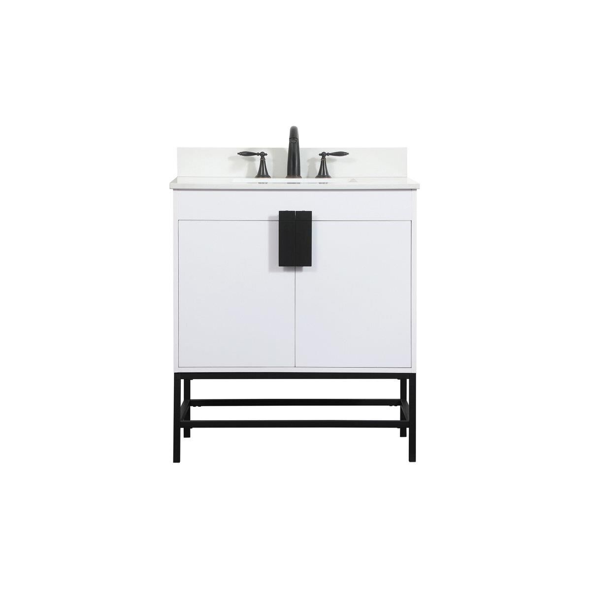 Shown in White finish