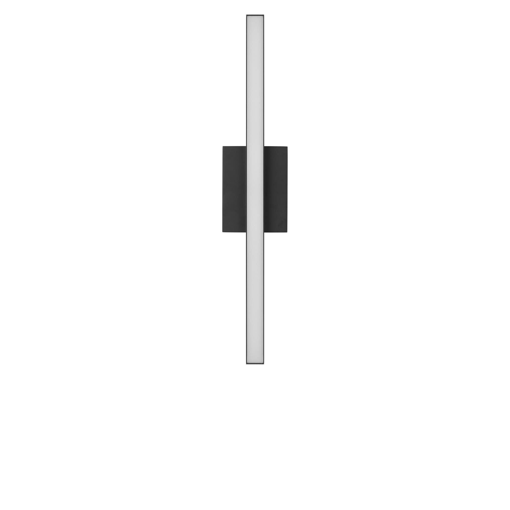 Shown in Midnight Black finish and White Polycarbonate shade