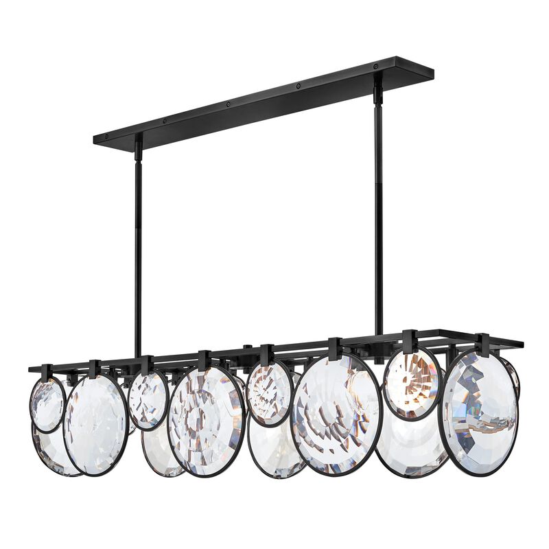 Nala 49 Inch 8 Light LED Linear Suspension Light by Fredrick Ramond