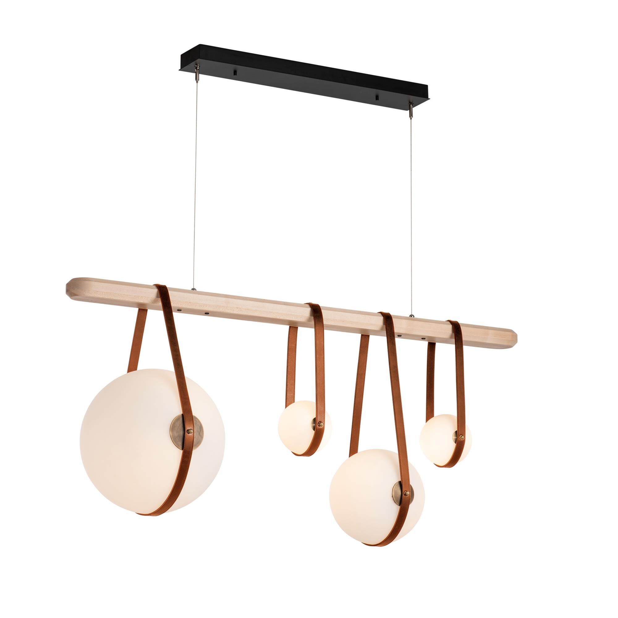 Shown in Black finish and Opal glass and Antique Brass accent