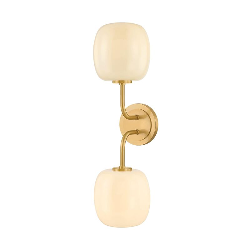 Lisette 20 Inch 2 Light Bath Vanity Light by Mitzi