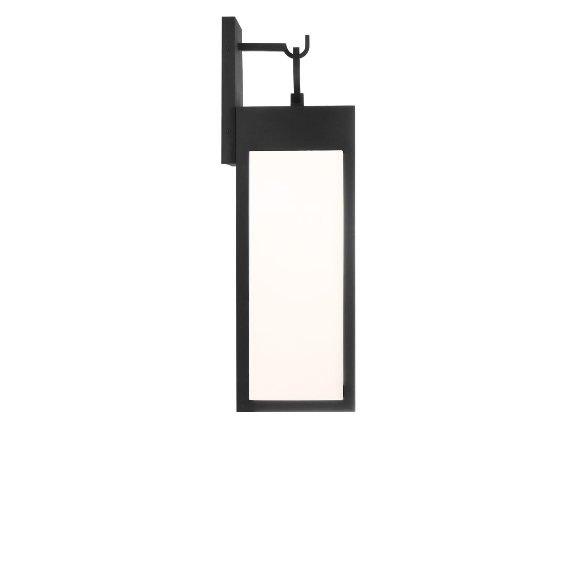 Shown in Textured Black finish and Clear and White Panels glass