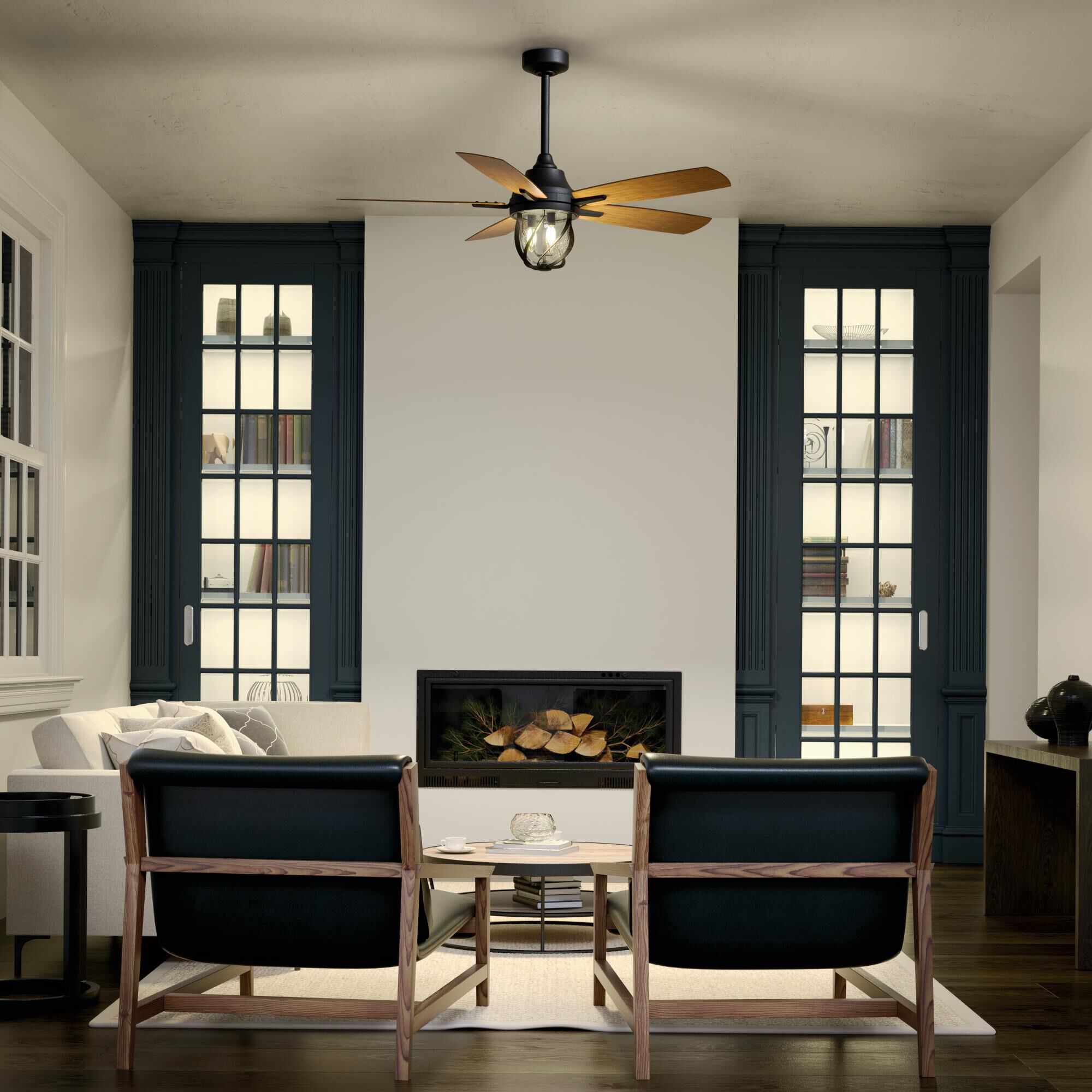 Lydra 52 Inch Ceiling Fan with Light Kit by Kichler Lighting