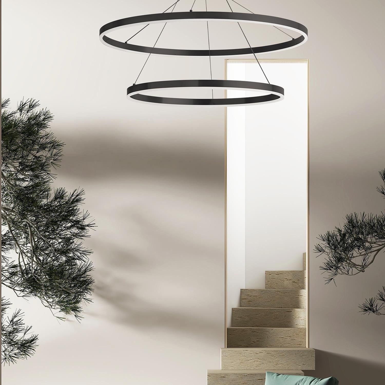 Dainolite Circulo 32 Inch LED Large Pendant