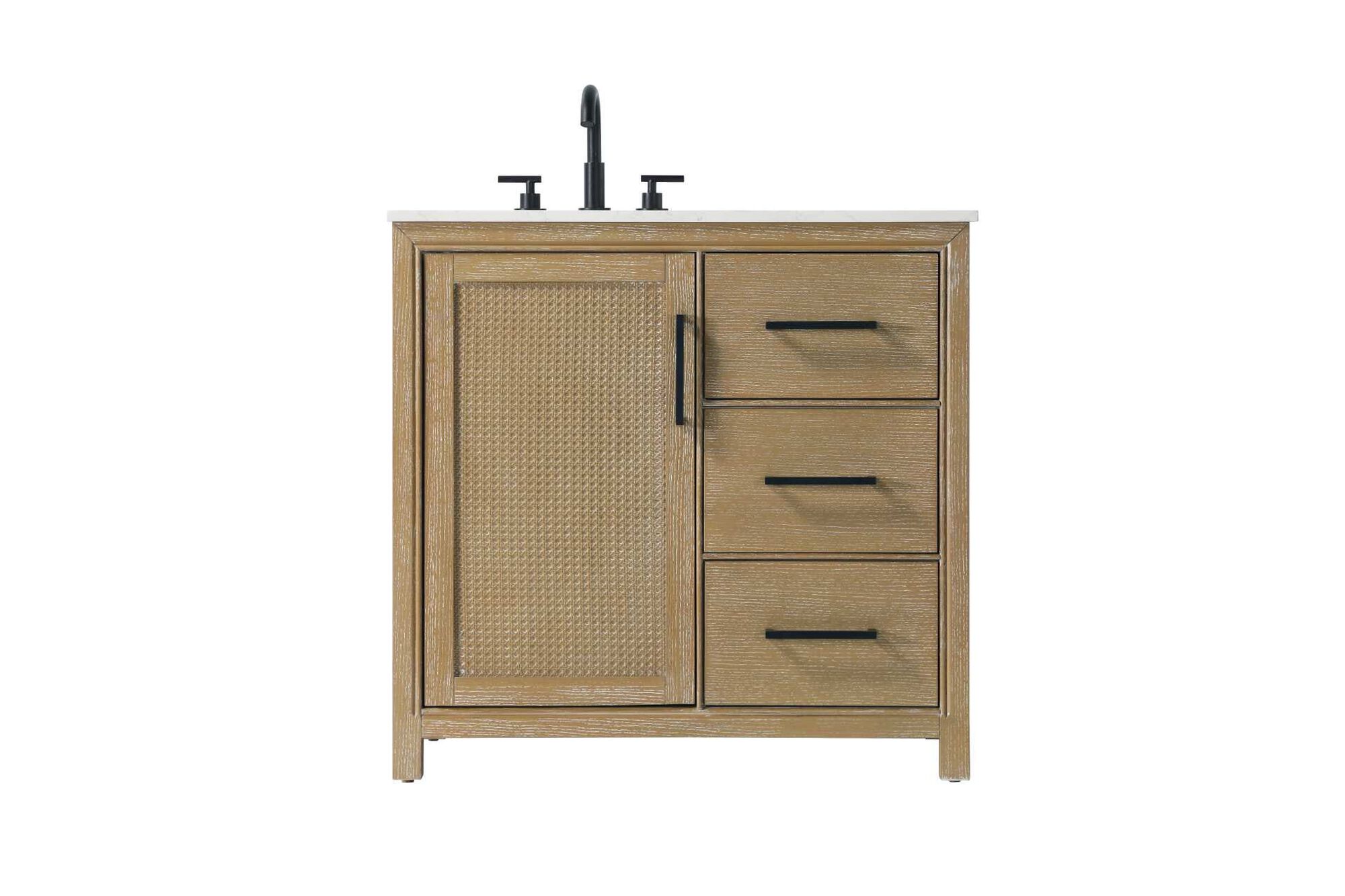 Shown in Linen Oak finish