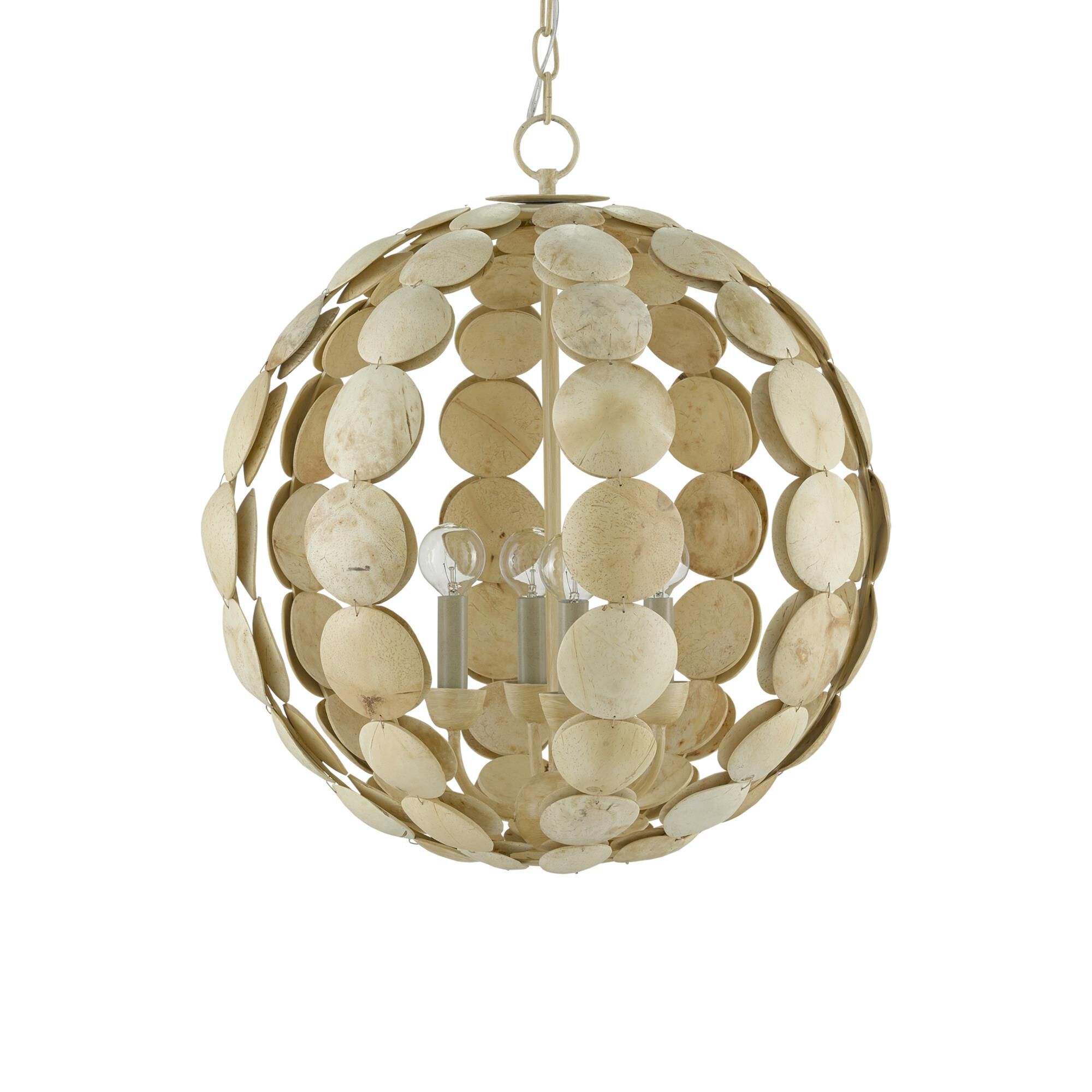 Tartufo Cage Pendant by Currey and Company