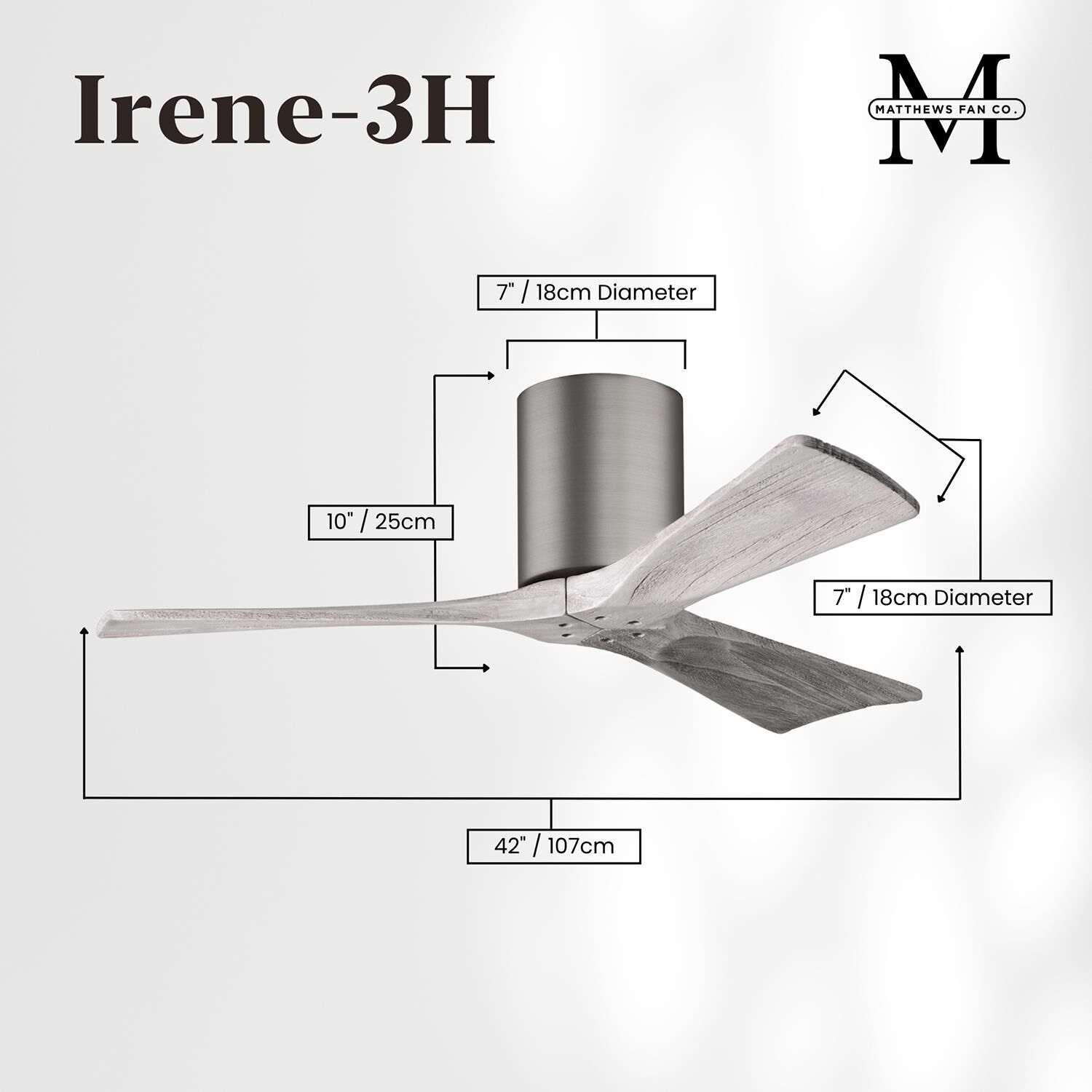 Shown in Brushed Pewter finish