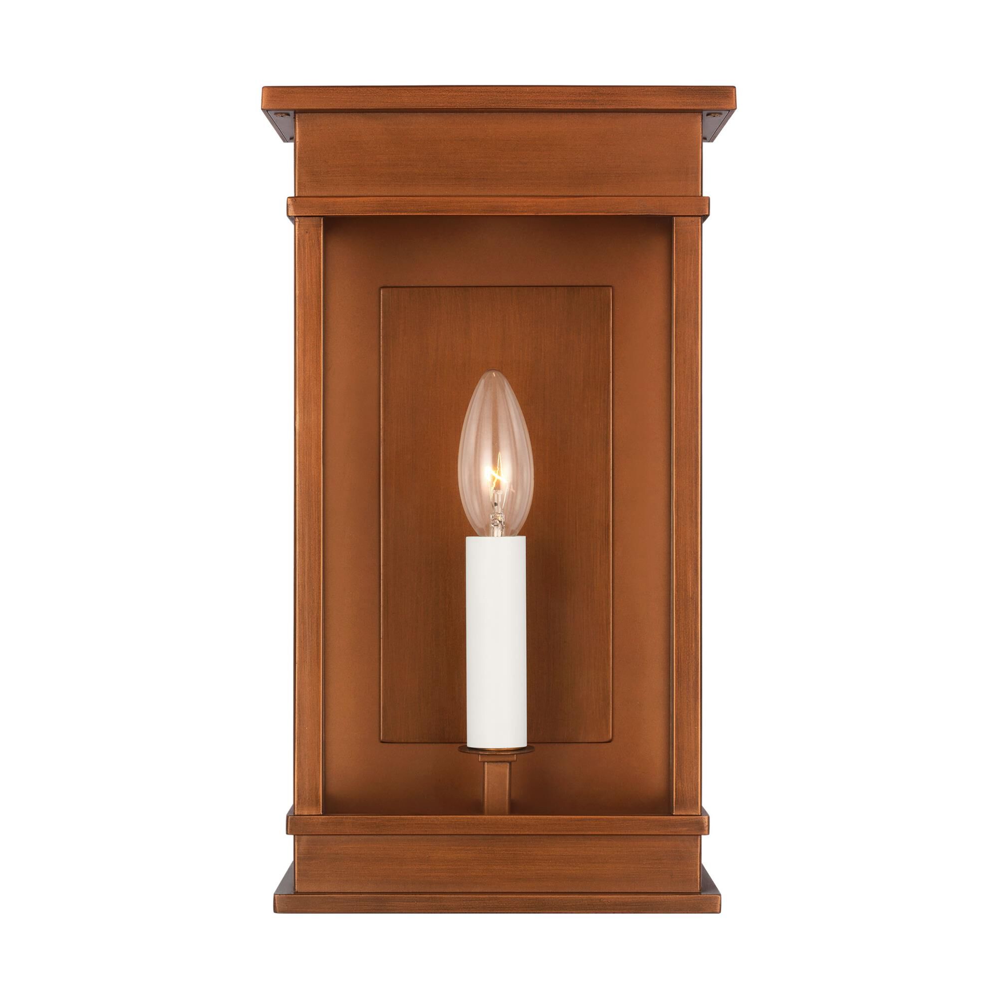 Shown in Natural Copper finish and Clear glass